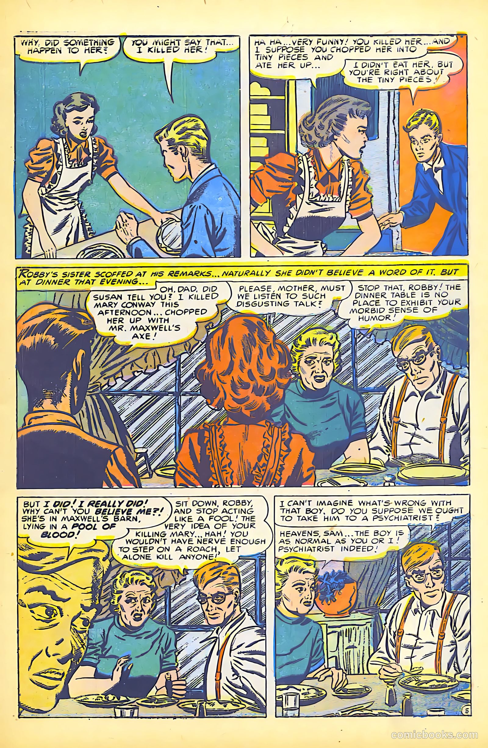 Weird Mysteries #8 (1954) — page 7 of 32
