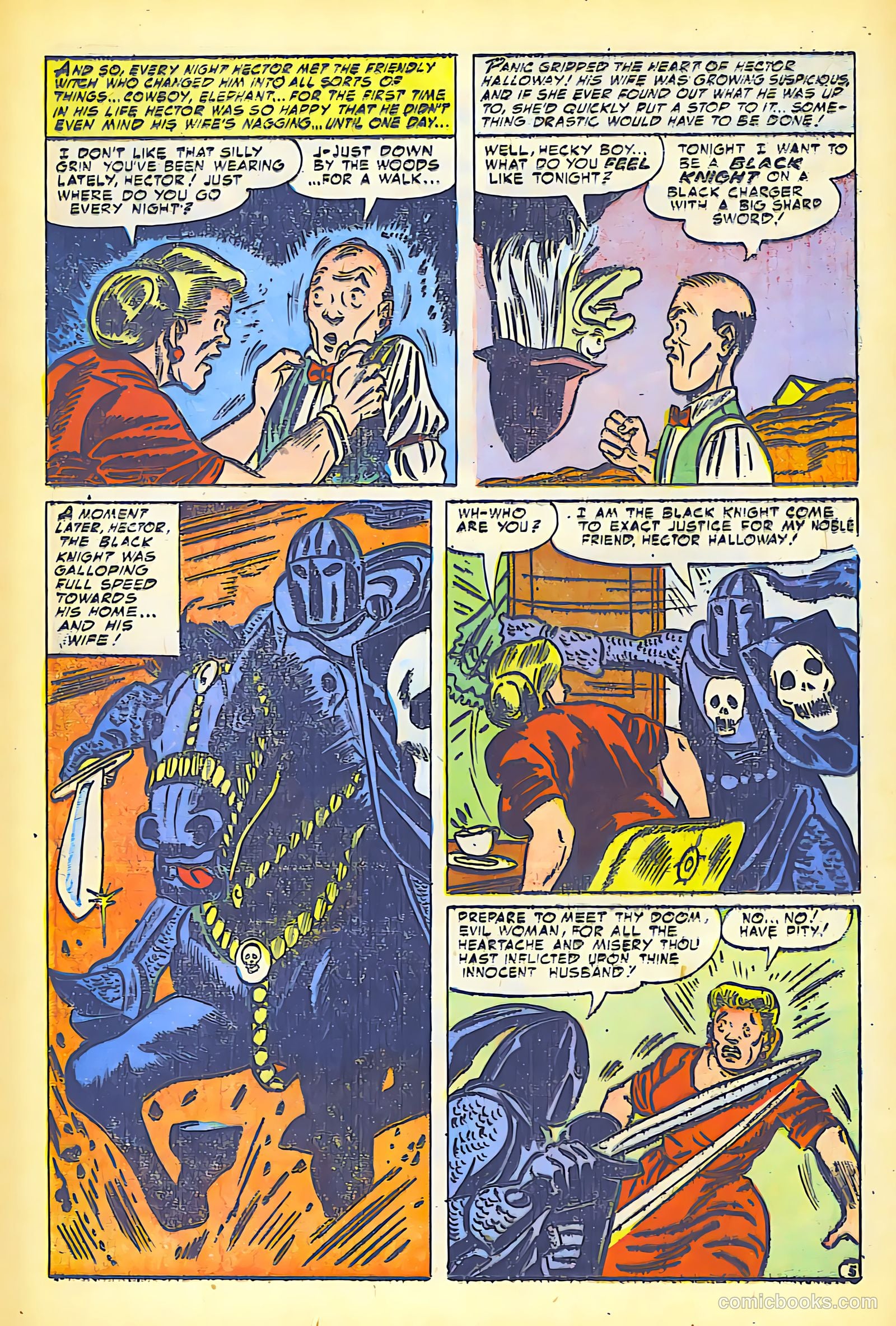 Weird Mysteries #8 (1954) — page 17 of 32