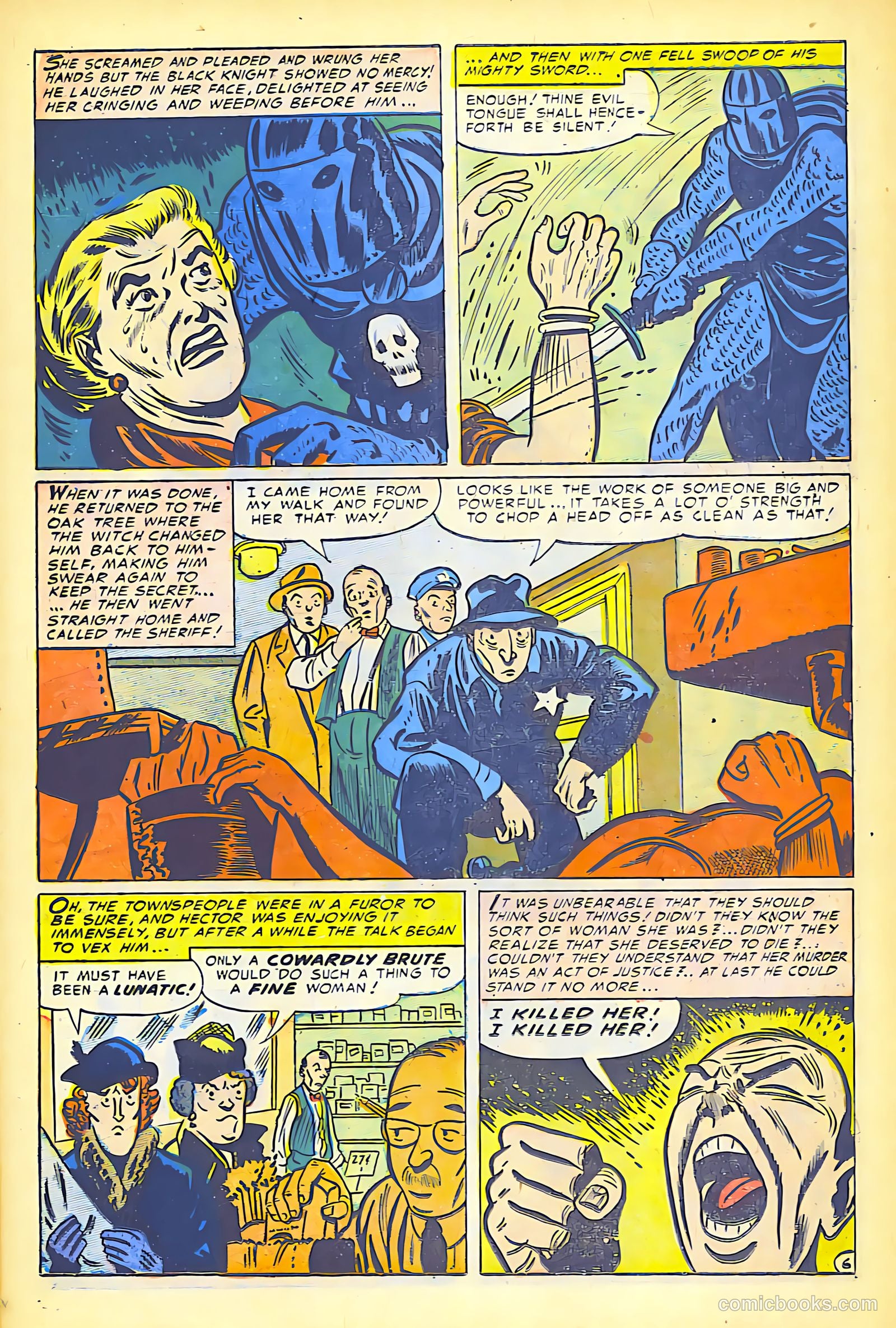 Weird Mysteries #8 (1954) — page 18 of 32
