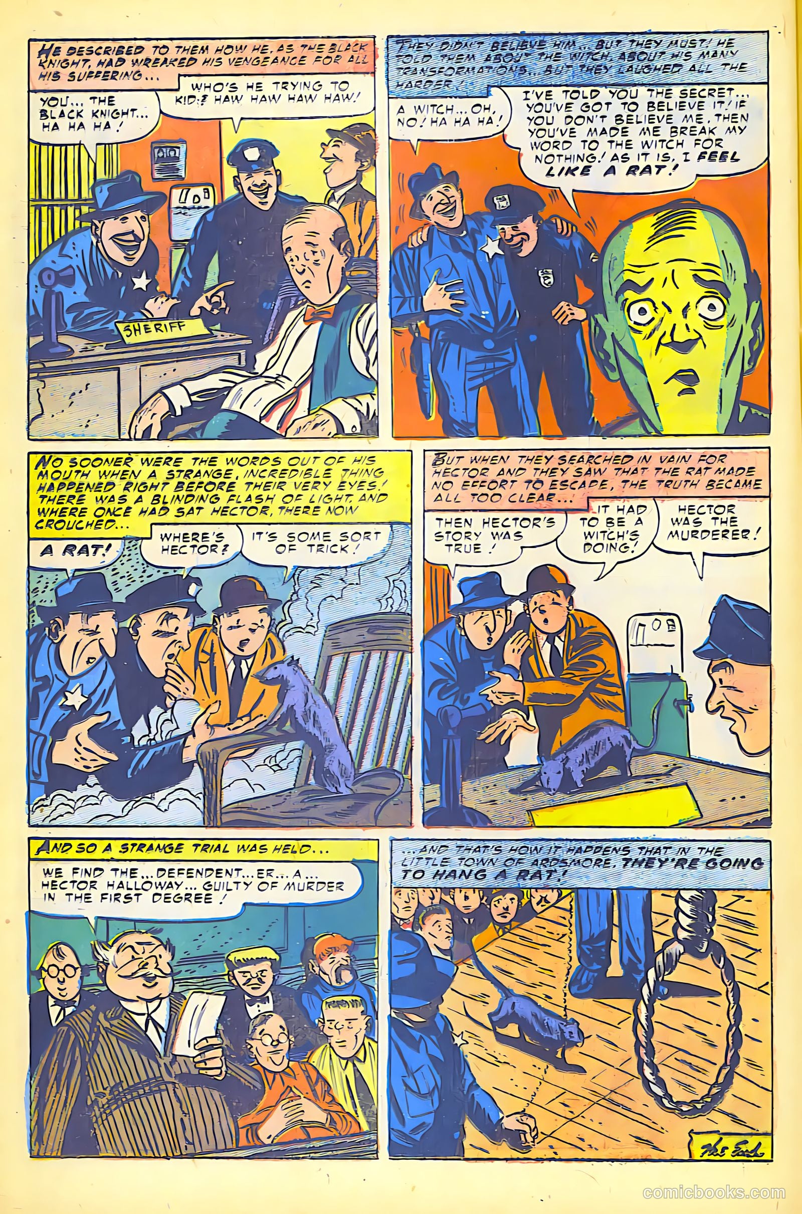 Weird Mysteries #8 (1954) — page 19 of 32