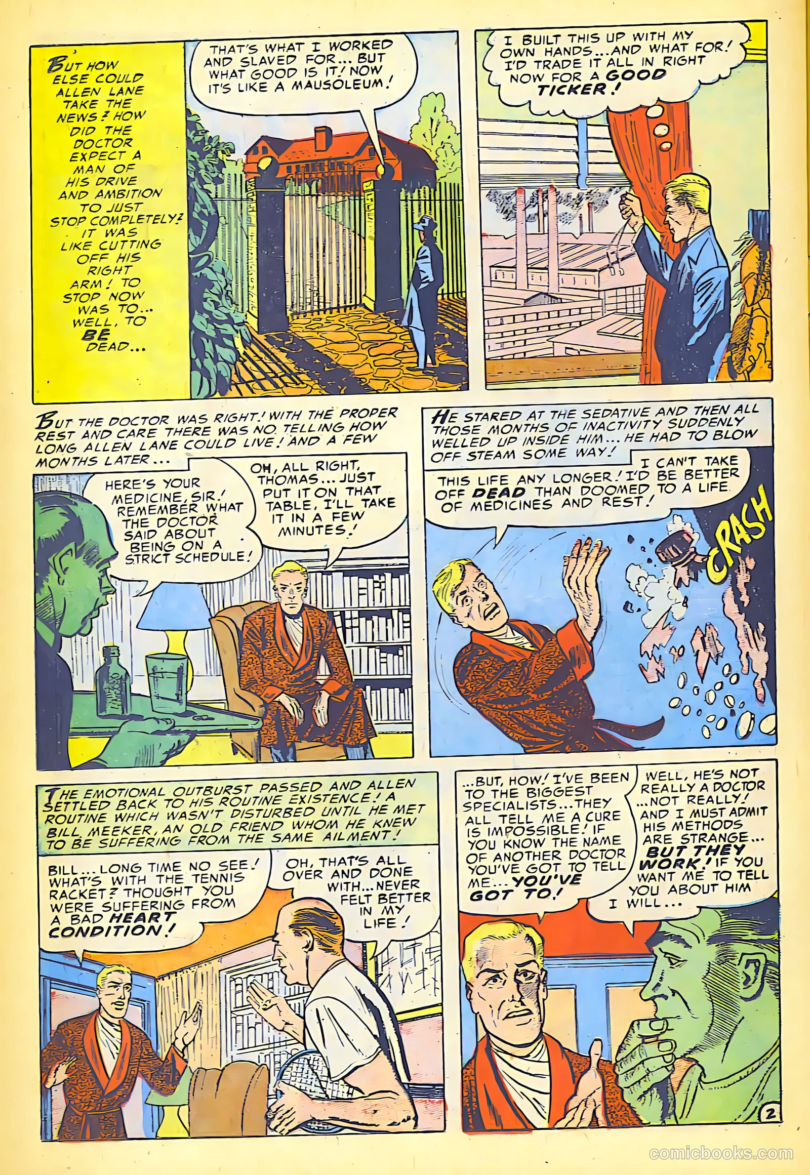 Weird Mysteries #8 (1954) — page 21 of 32
