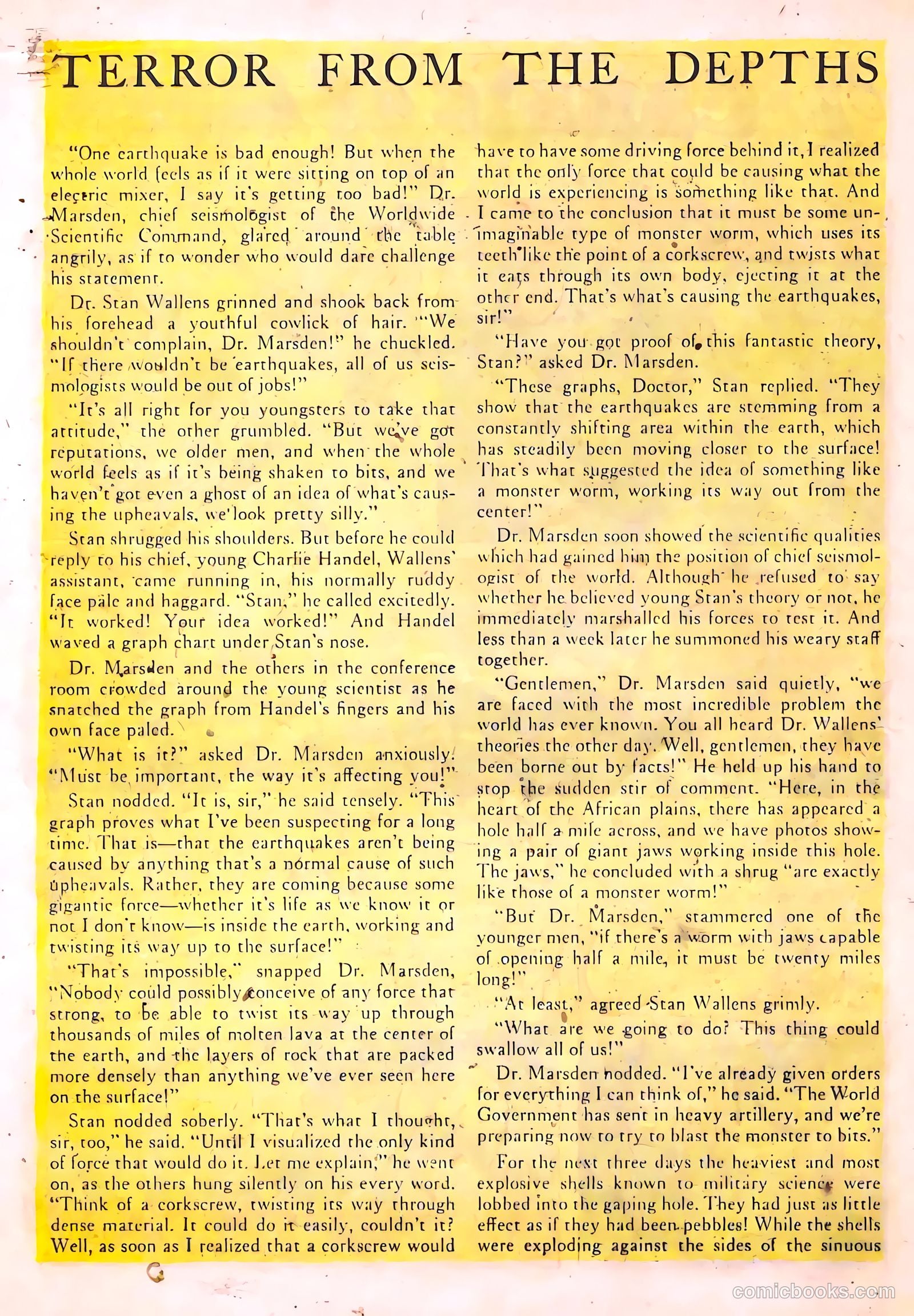 Weird Thrillers #1 (1951) — page 21