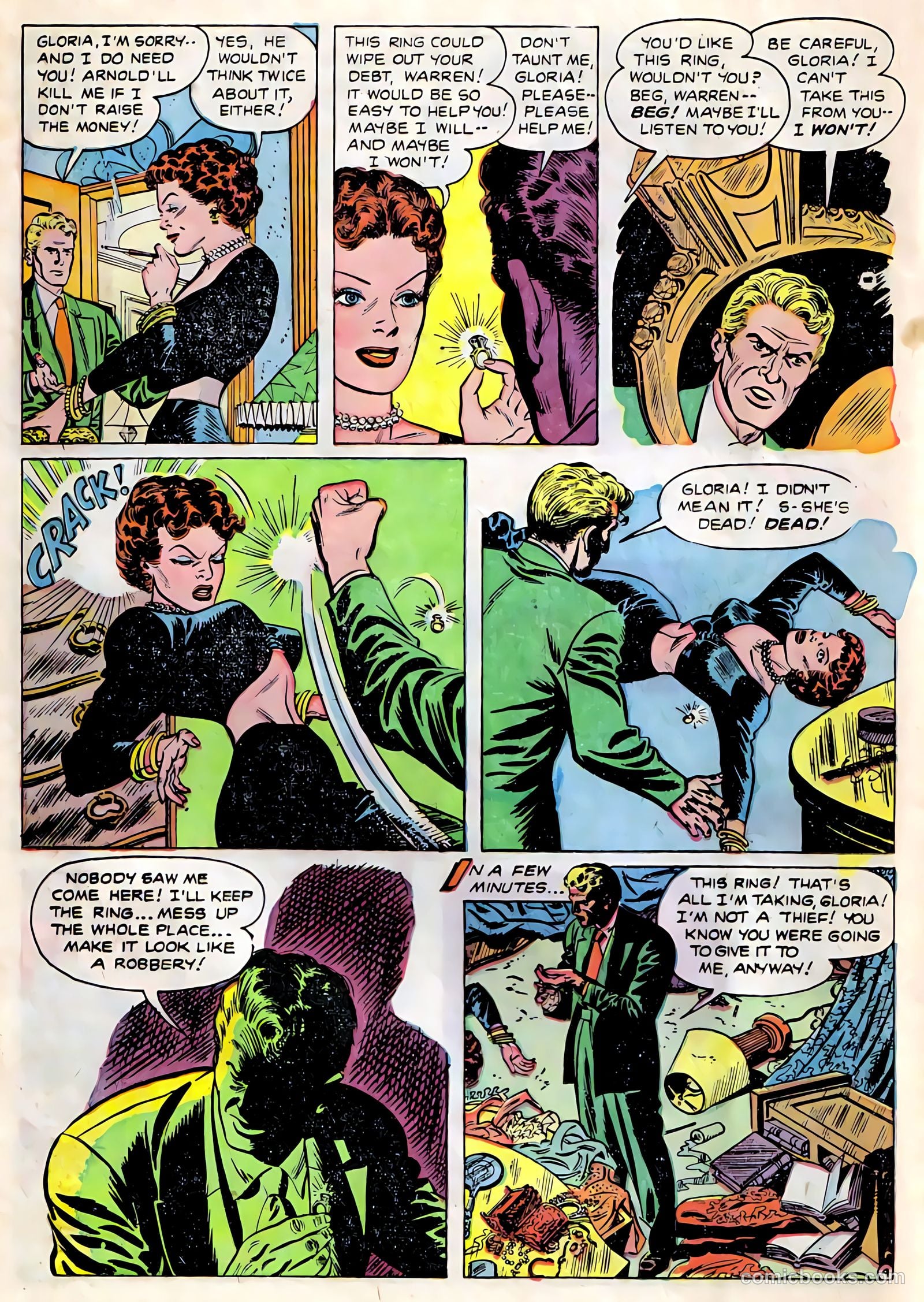 Weird Thrillers #5 (1952) — page 22