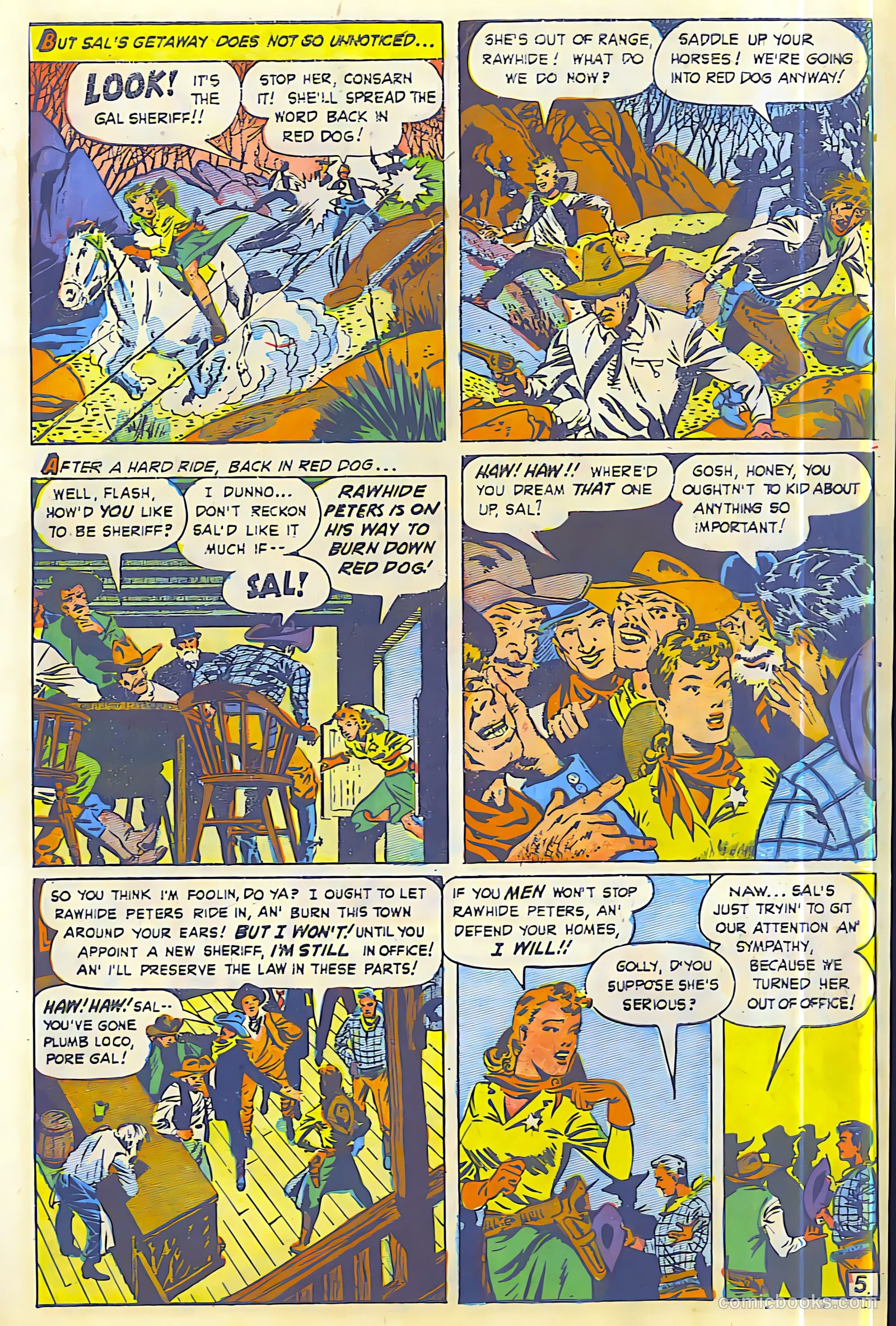 Western Adventures #4 (1949) — page 22 of 31