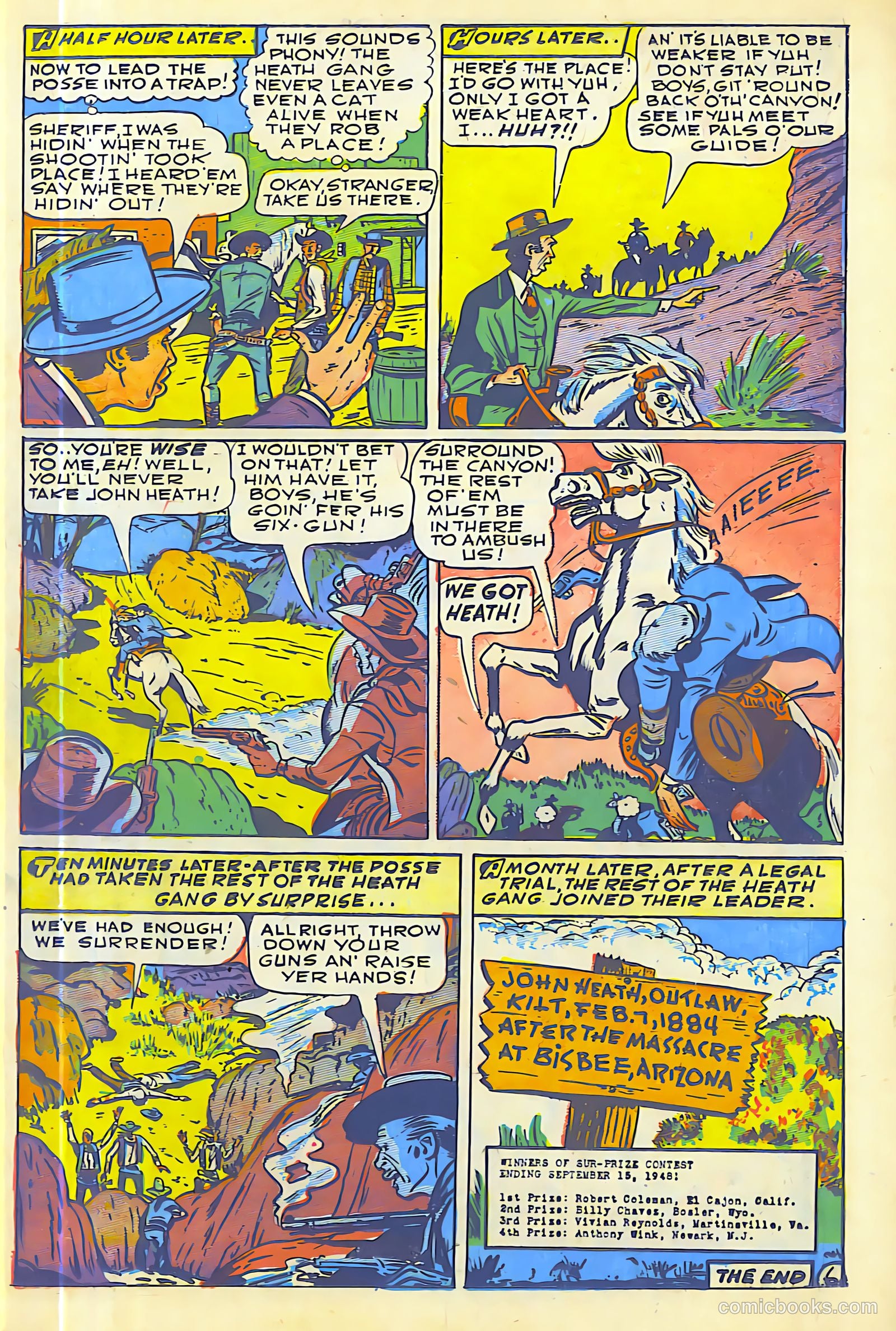 Western Adventures #4 (1949) — page 31 of 31