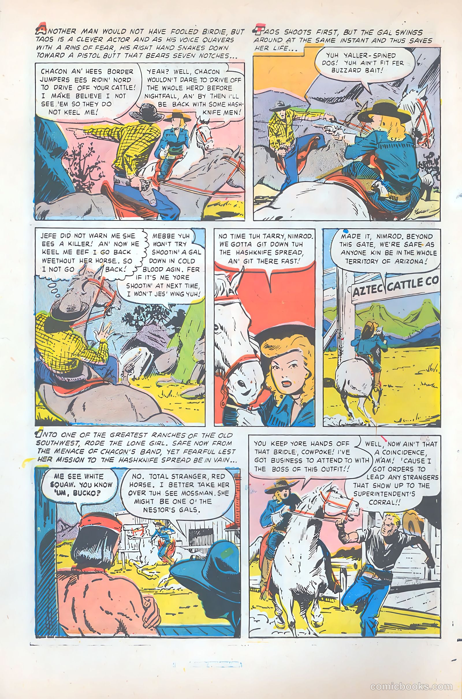 Western Bandit Trails #3 (1949) — page 6 of 37