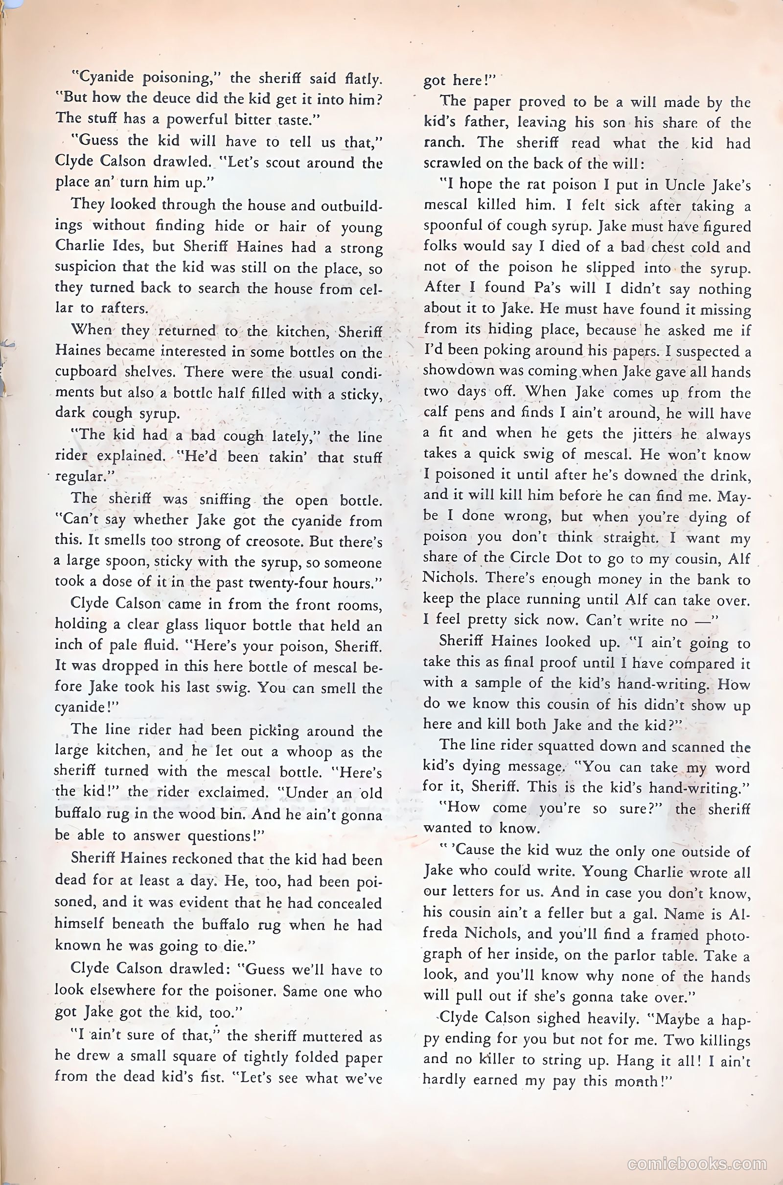 Western Bandit Trails #3 (1949) — page 35 of 37