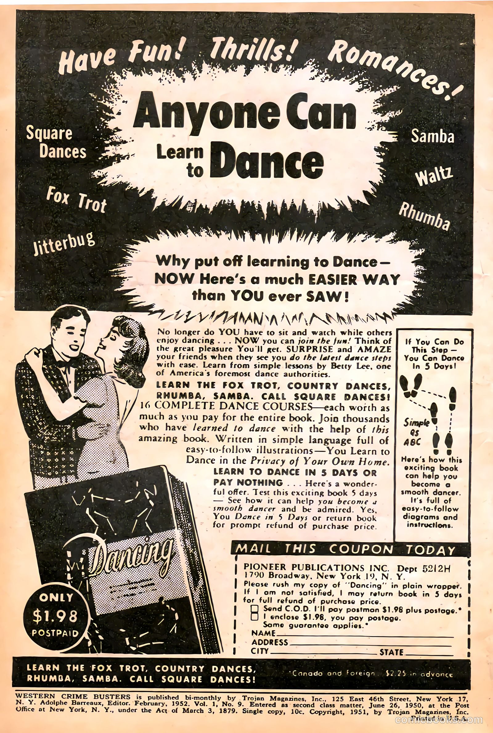 Western Crime Busters #9 (1952, Trojan Magazines) — page 2 of 36