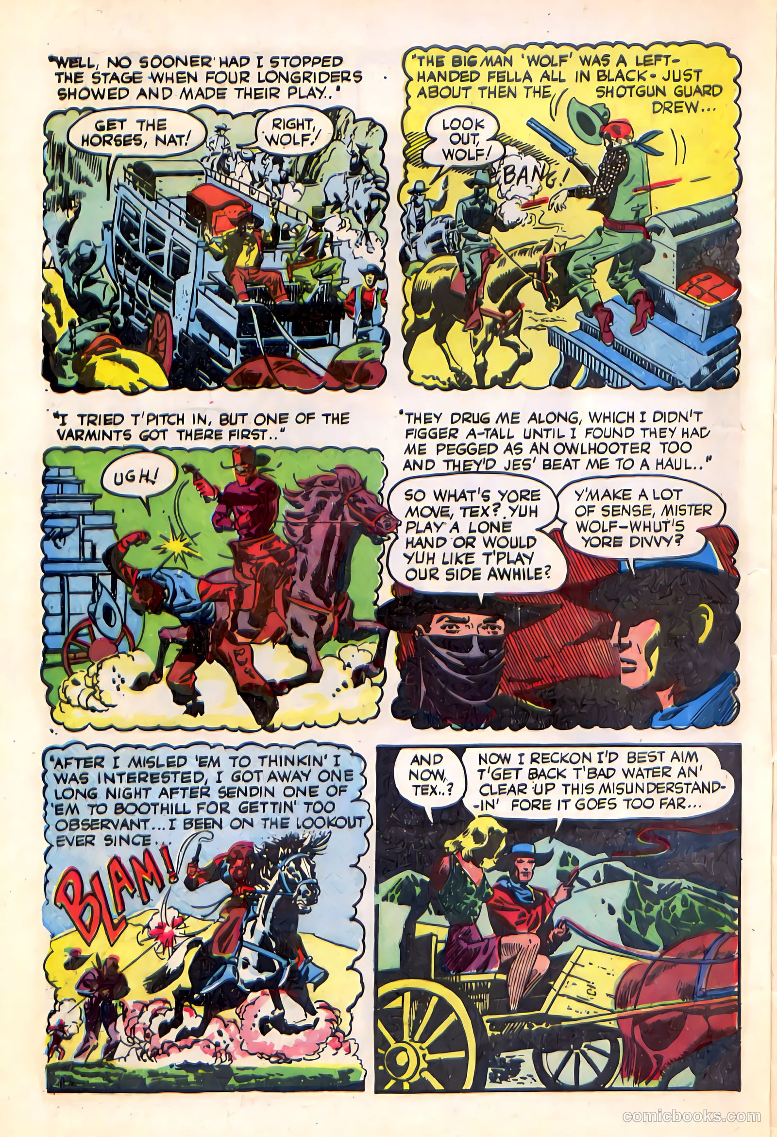 Western Crime Busters #9 (1952, Trojan Magazines) — page 4 of 36