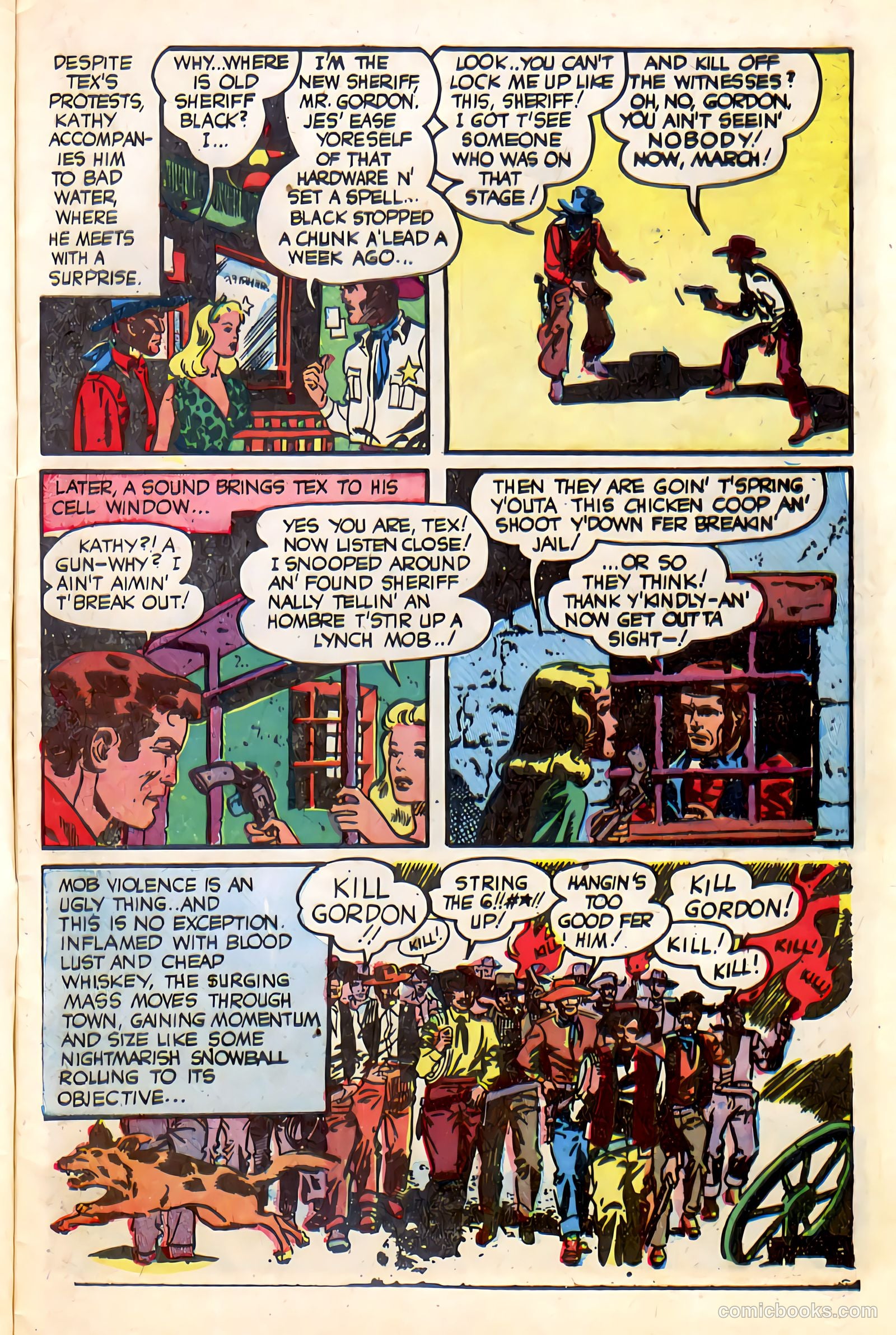 Western Crime Busters #9 (1952, Trojan Magazines) — page 5 of 36