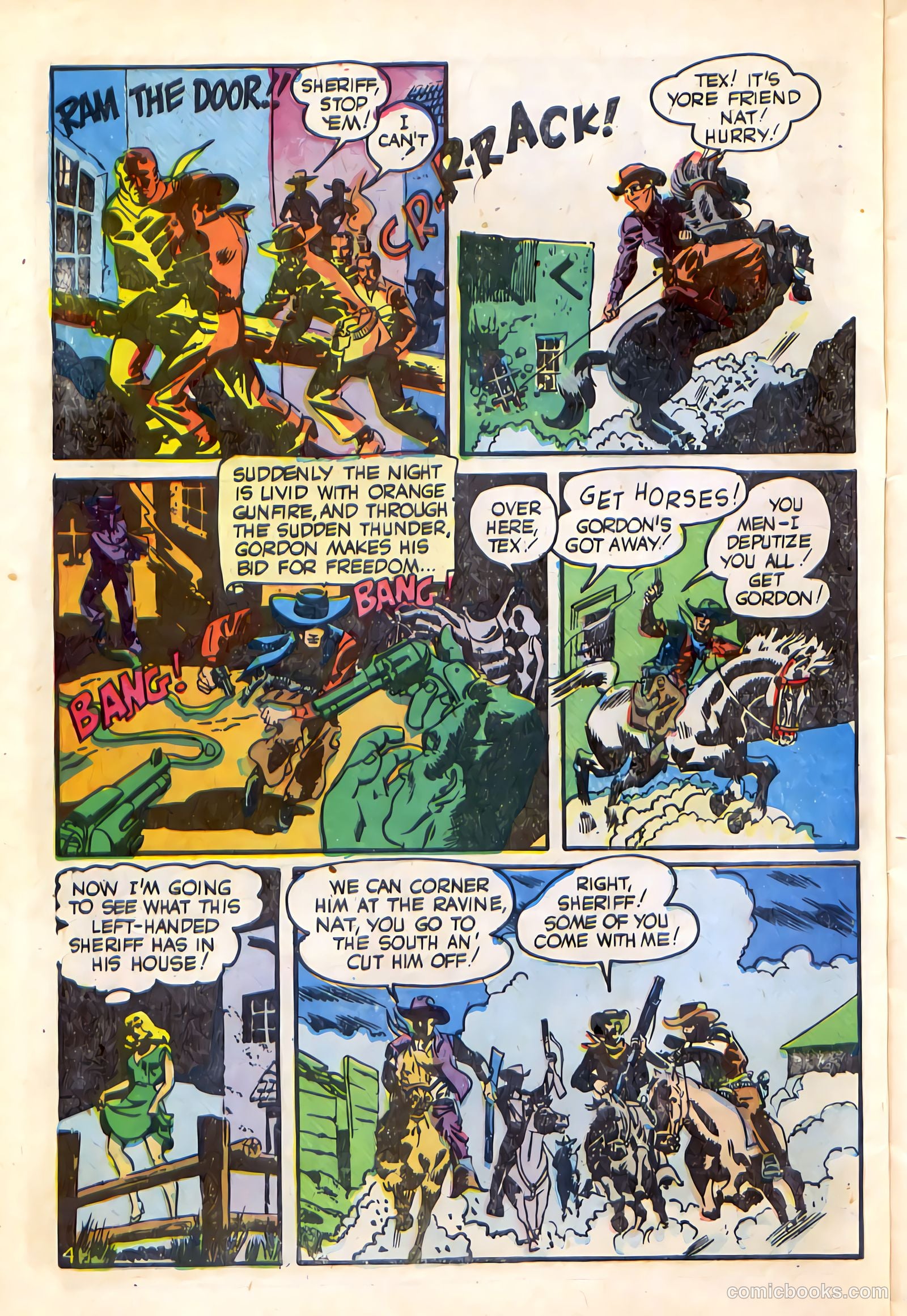 Western Crime Busters #9 (1952, Trojan Magazines) — page 6 of 36
