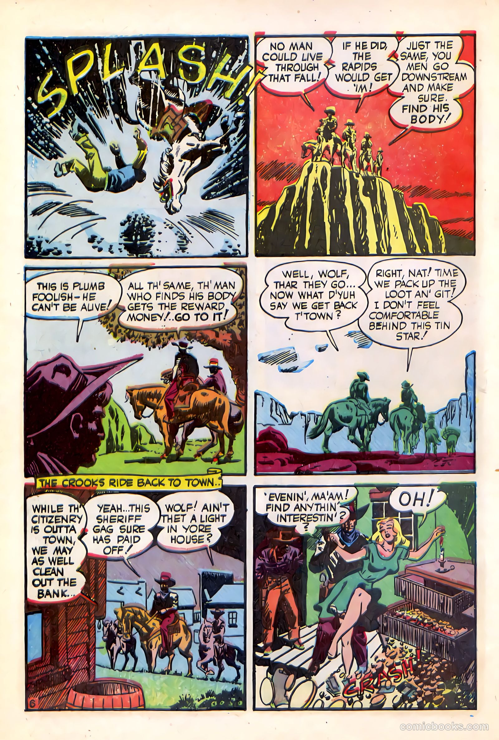 Western Crime Busters #9 (1952, Trojan Magazines) — page 8 of 36