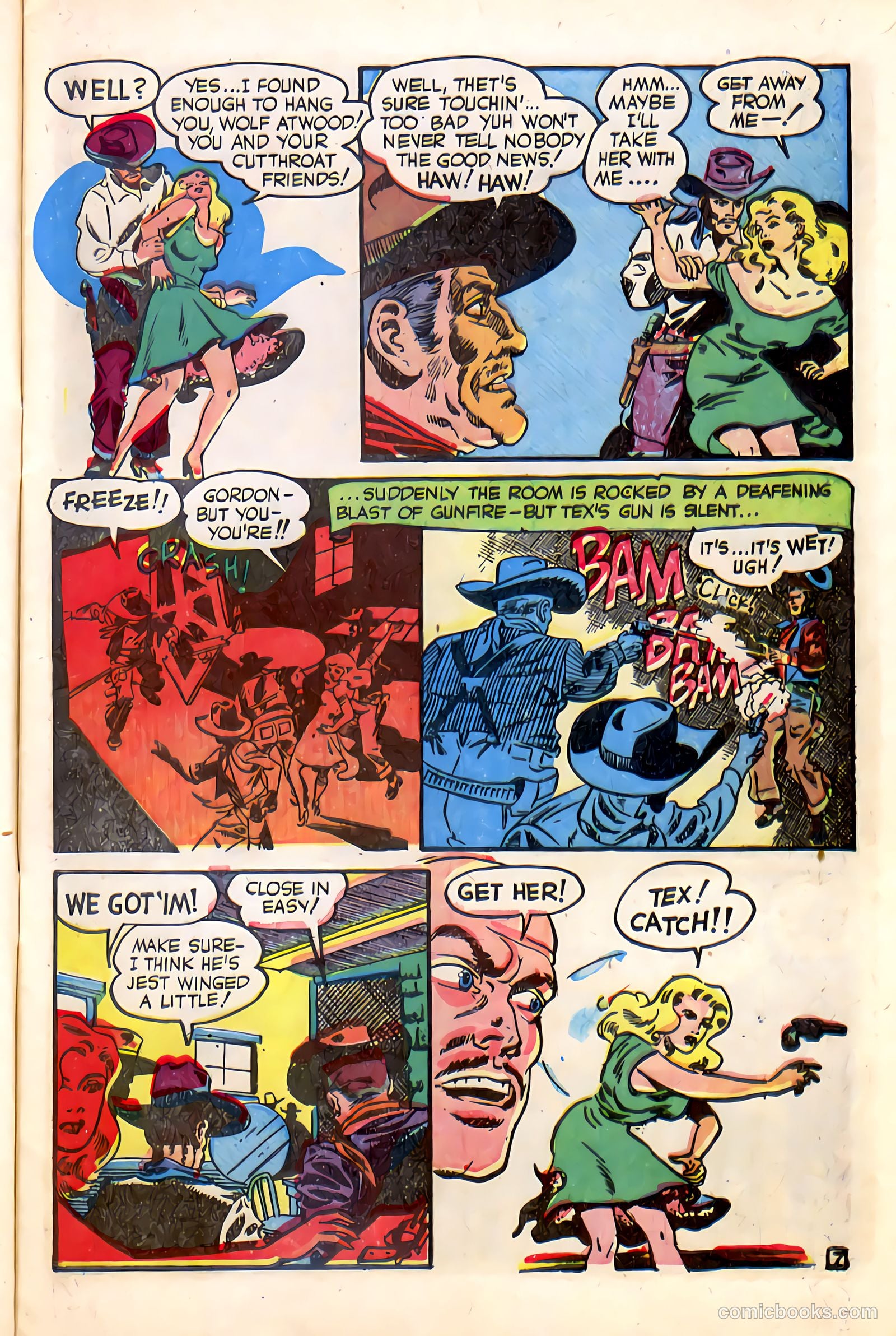 Western Crime Busters #9 (1952, Trojan Magazines) — page 9 of 36