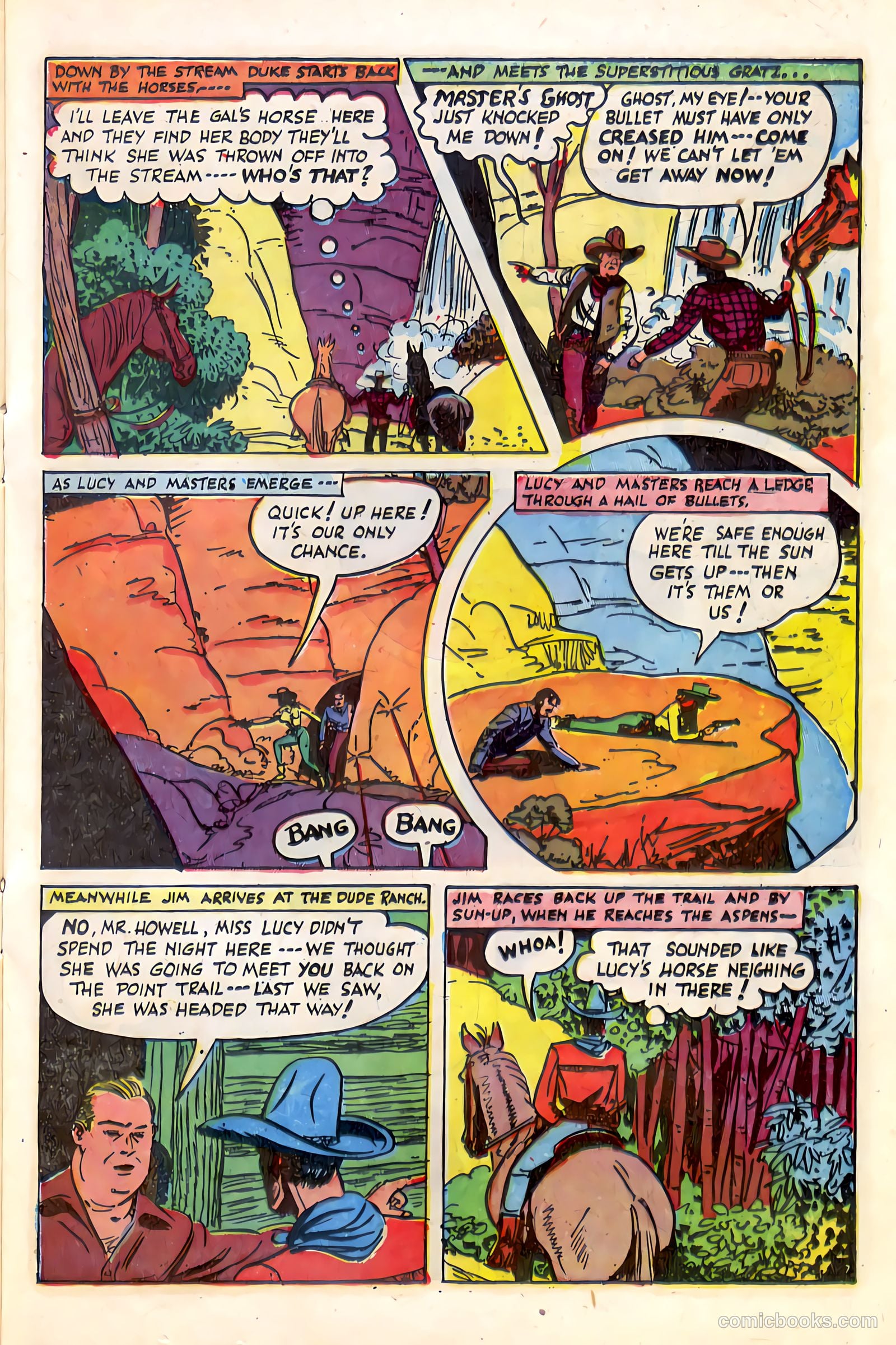 Western Crime Busters #9 (1952, Trojan Magazines) — page 17 of 36