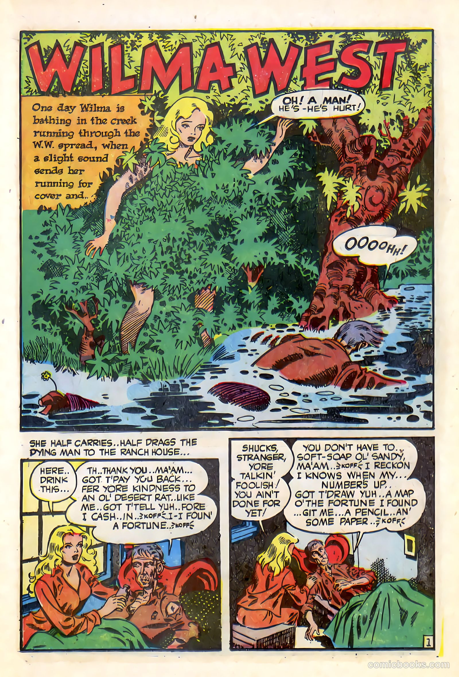 Western Crime Busters #9 (1952, Trojan Magazines) — page 19 of 36