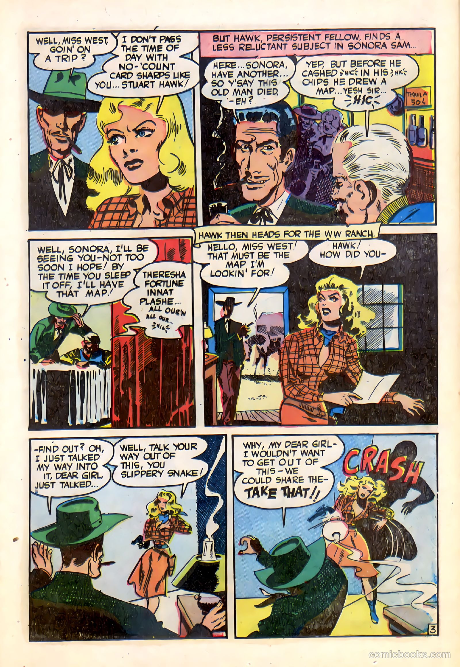 Western Crime Busters #9 (1952, Trojan Magazines) — page 21 of 36