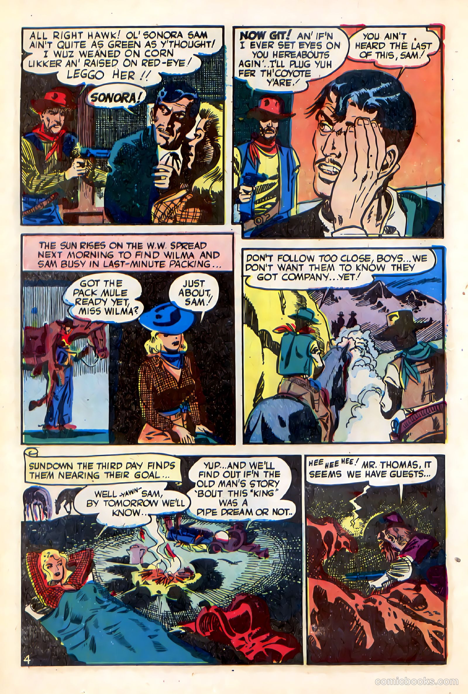 Western Crime Busters #9 (1952, Trojan Magazines) — page 22 of 36