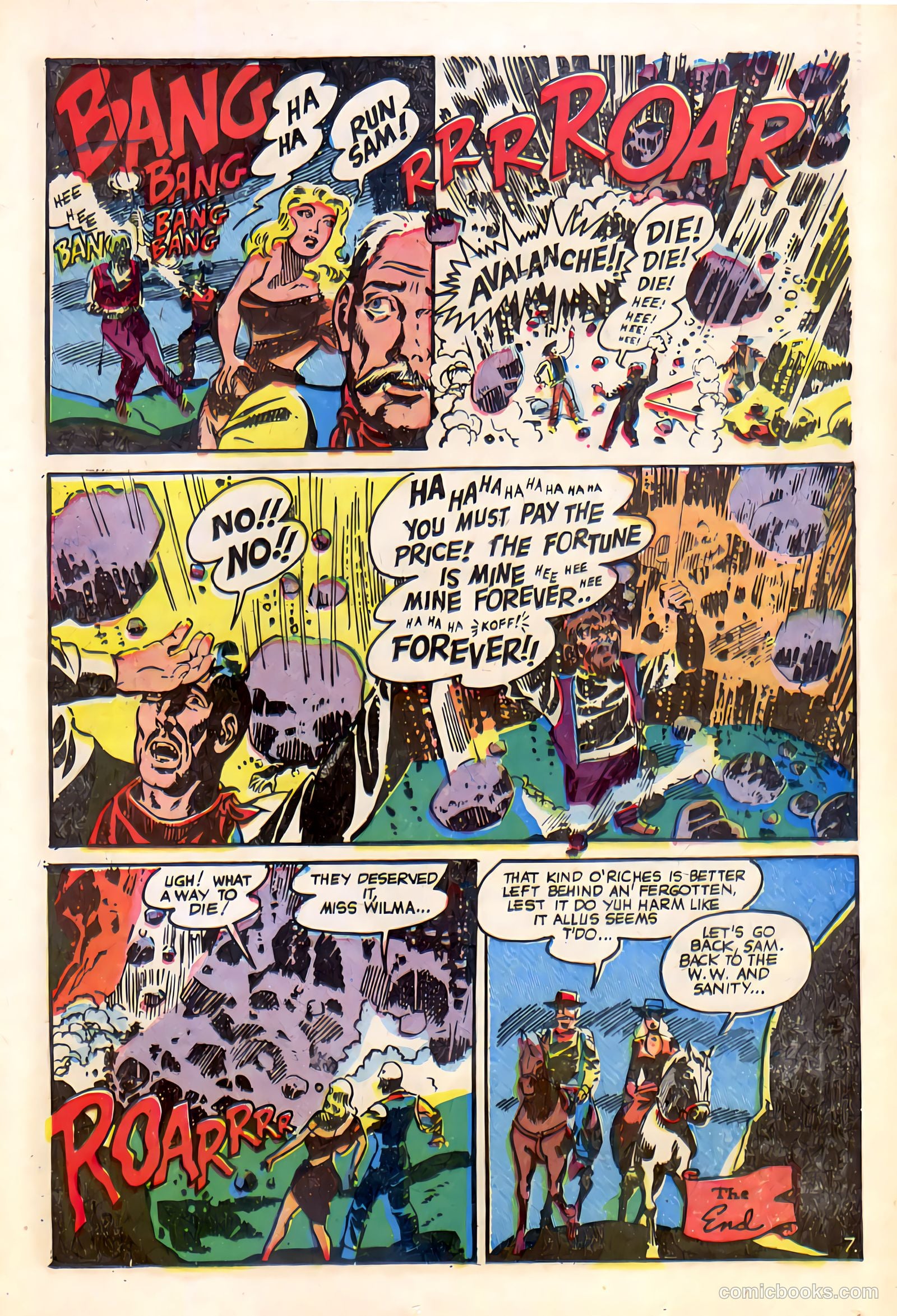 Western Crime Busters #9 (1952, Trojan Magazines) — page 25 of 36