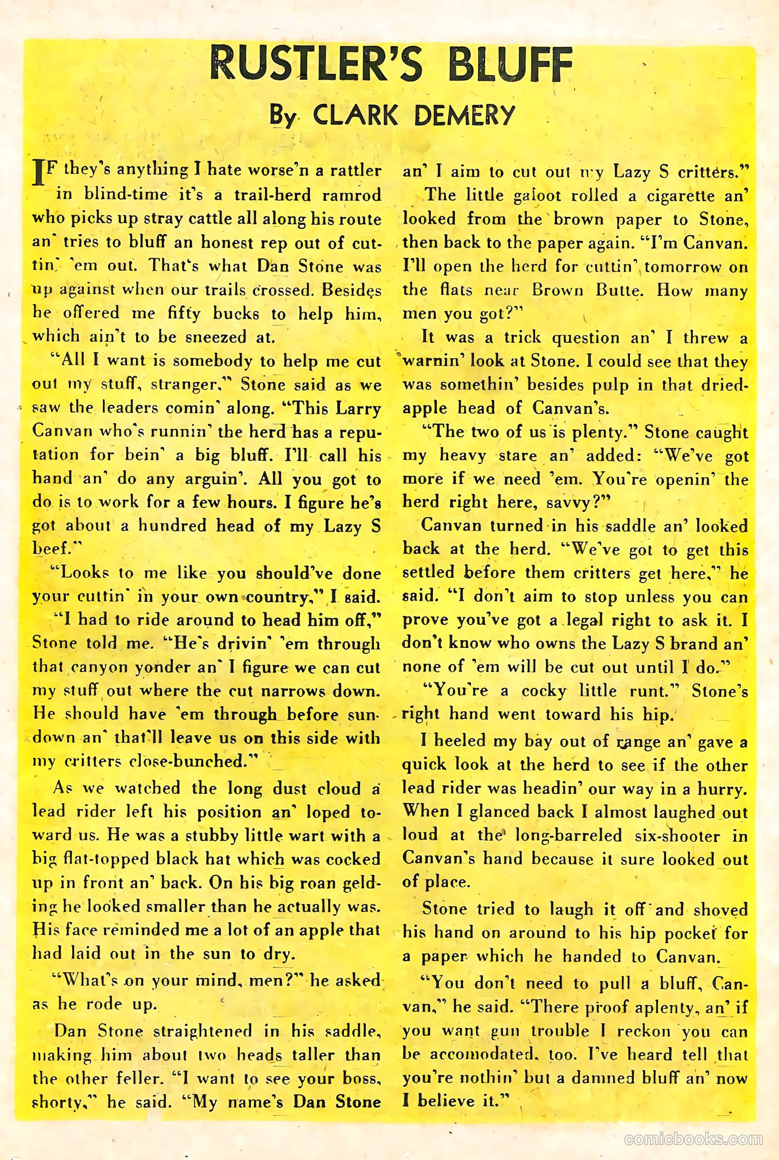 Western Crime Busters #9 (1952, Trojan Magazines) — page 26 of 36