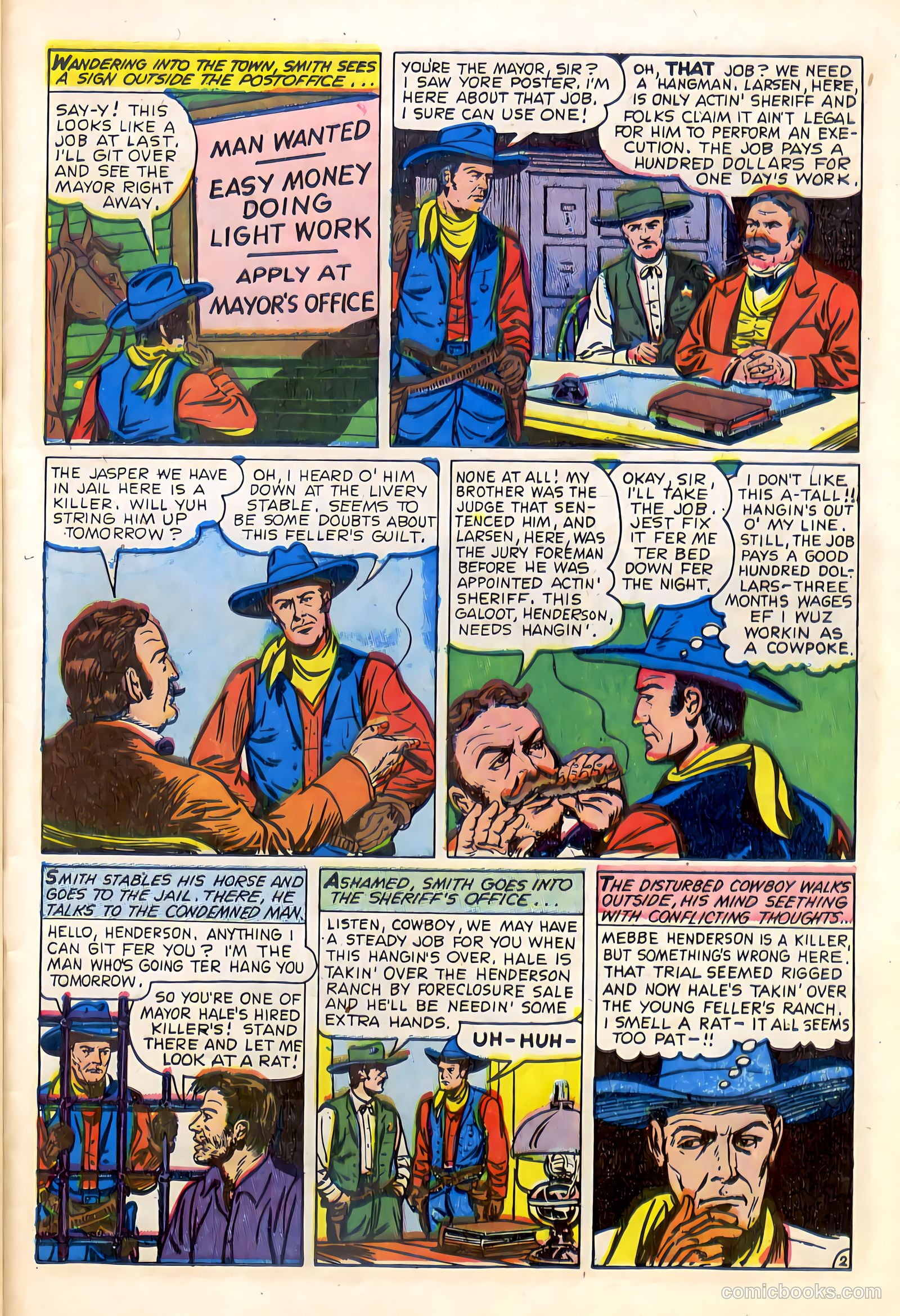 Western Crime Busters #9 (1952, Trojan Magazines) — page 29 of 36