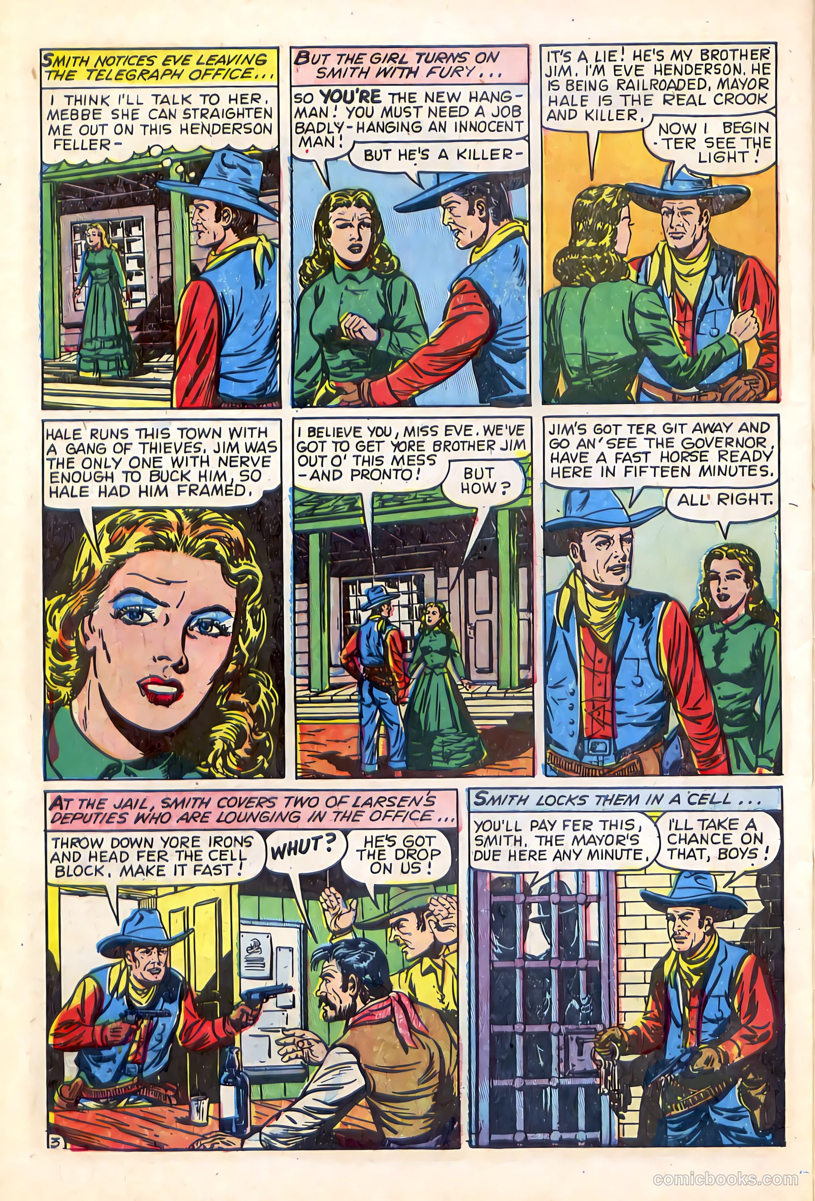 Western Crime Busters #9 (1952, Trojan Magazines) — page 30 of 36