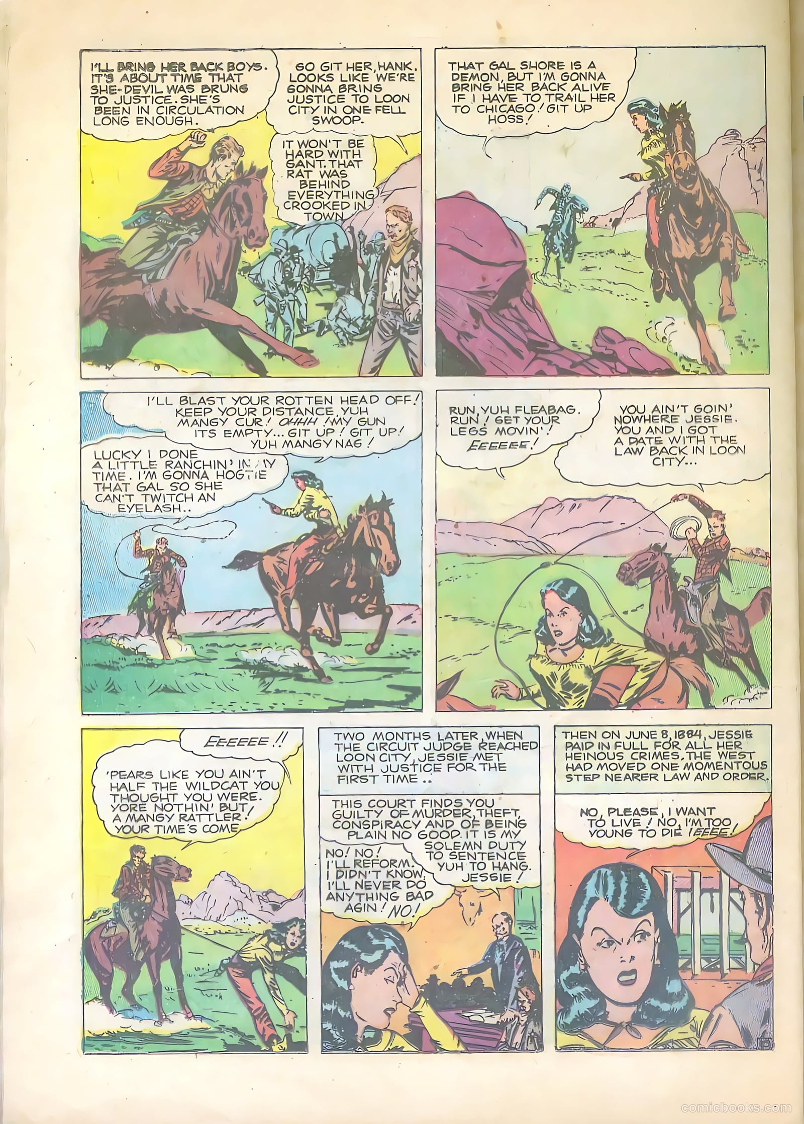 Western Crime Cases #9 (1951) — page 32