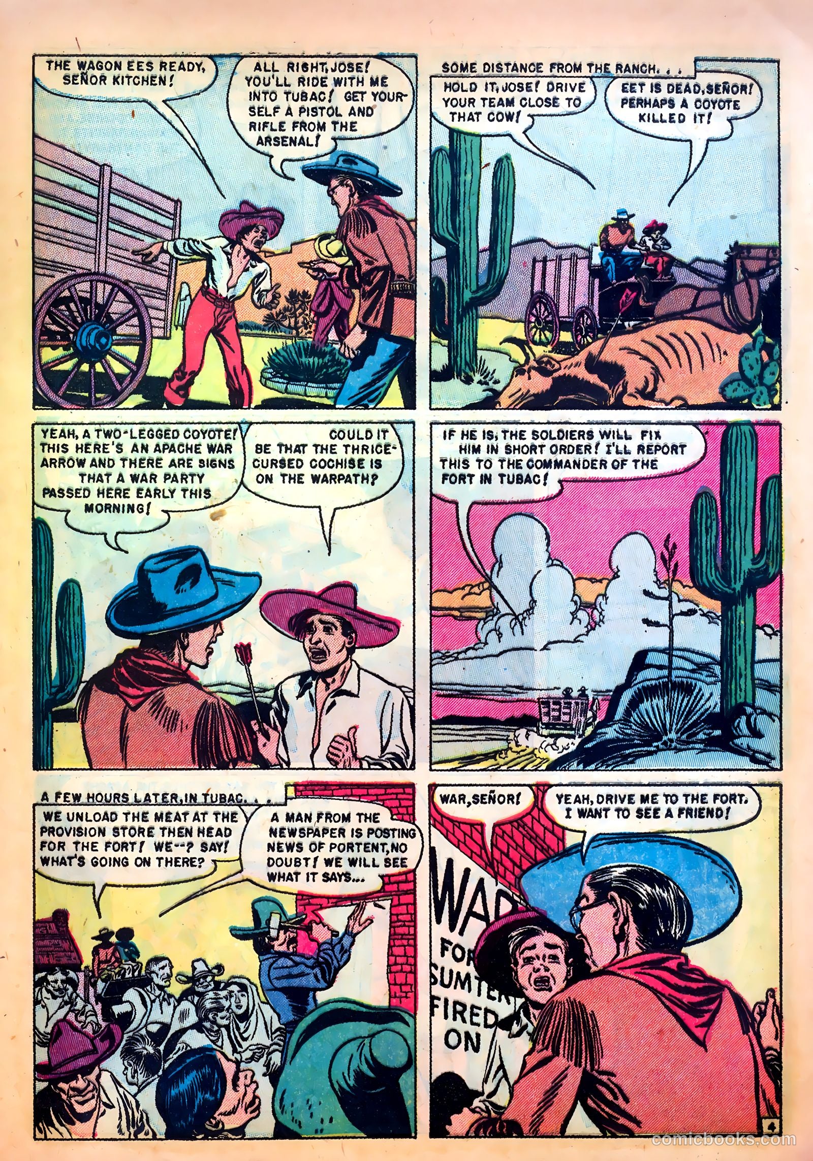 Western Fighters #1 (1950) — page 21 of 52