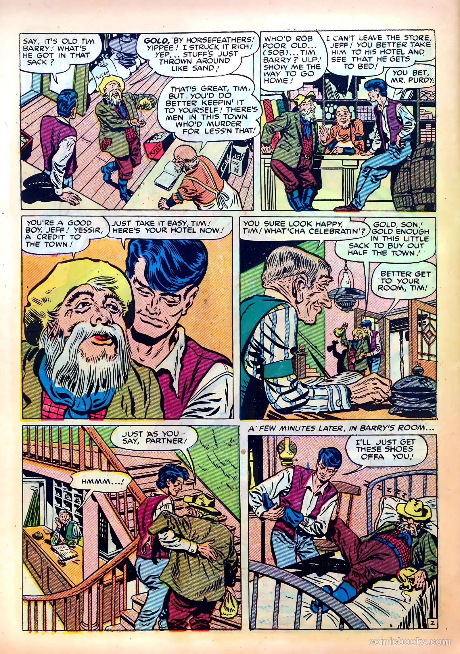 Western Fighters #10 (1950) — page 42 of 52