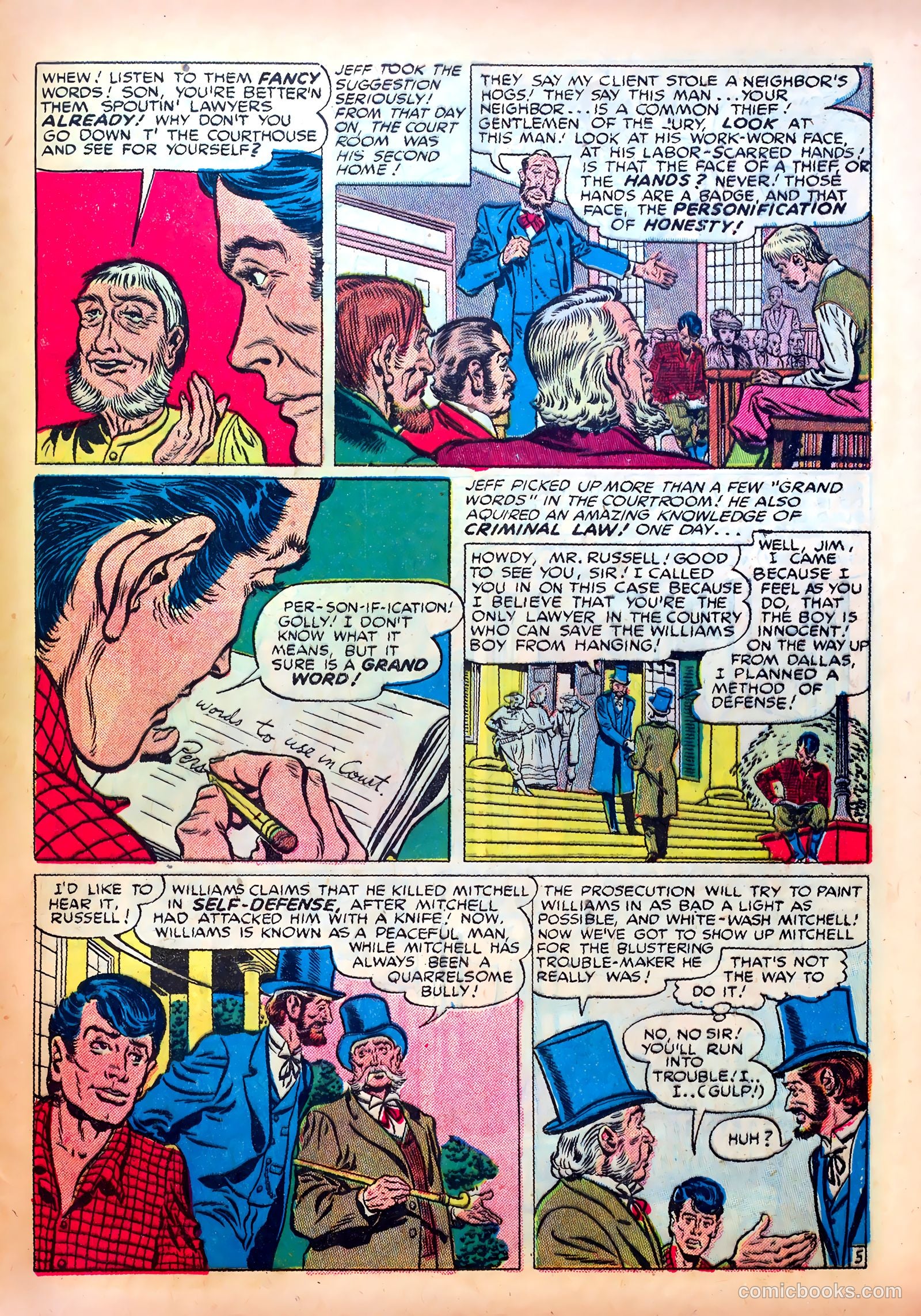 Western Fighters #10 (1950) — page 45 of 52