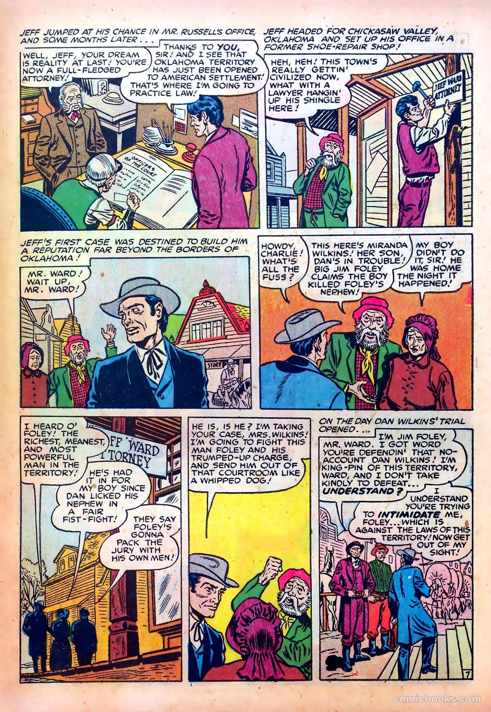 Western Fighters #10 (1950) — page 47 of 52