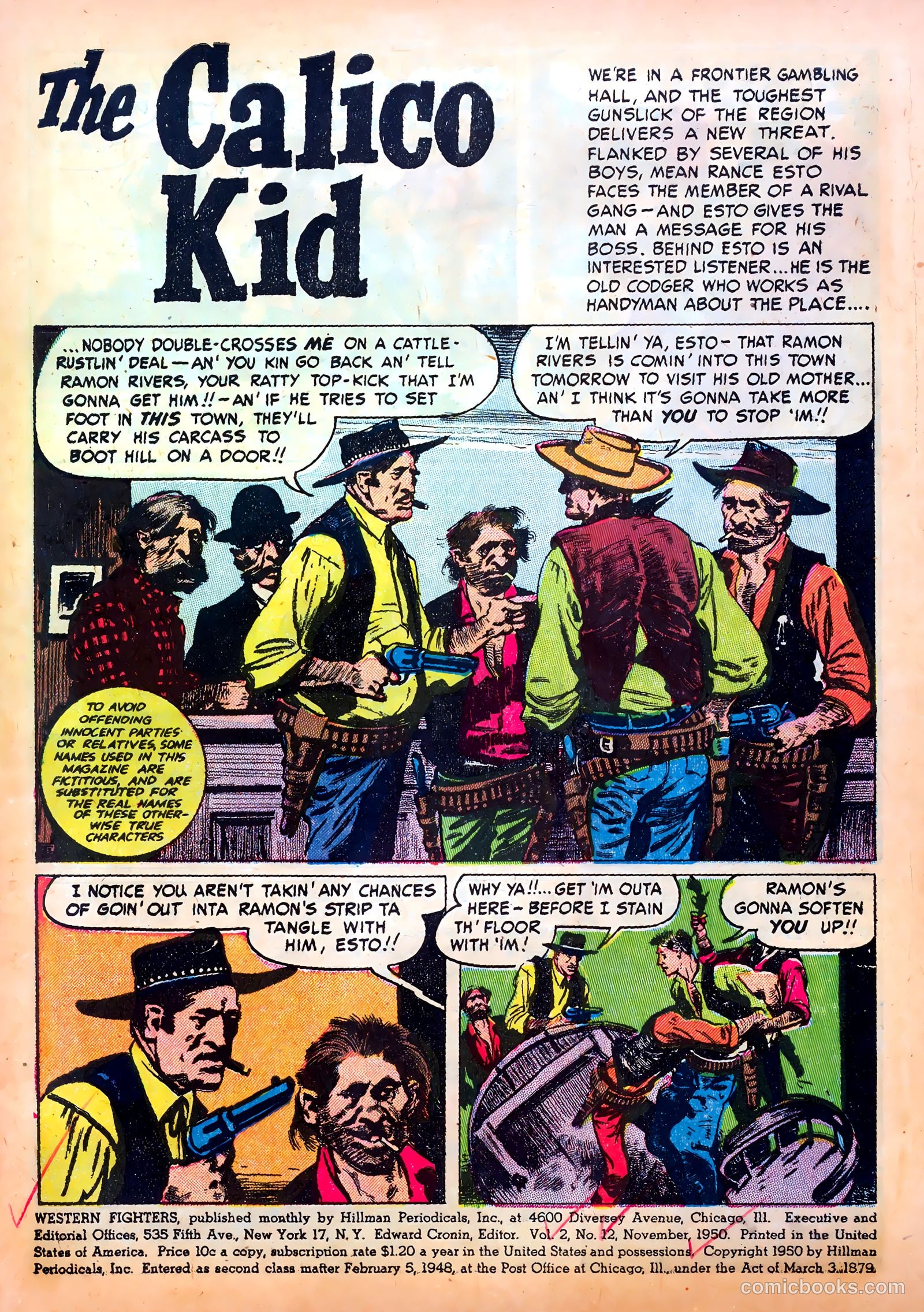 Western Fighters #12 (1949) — page 3 of 52