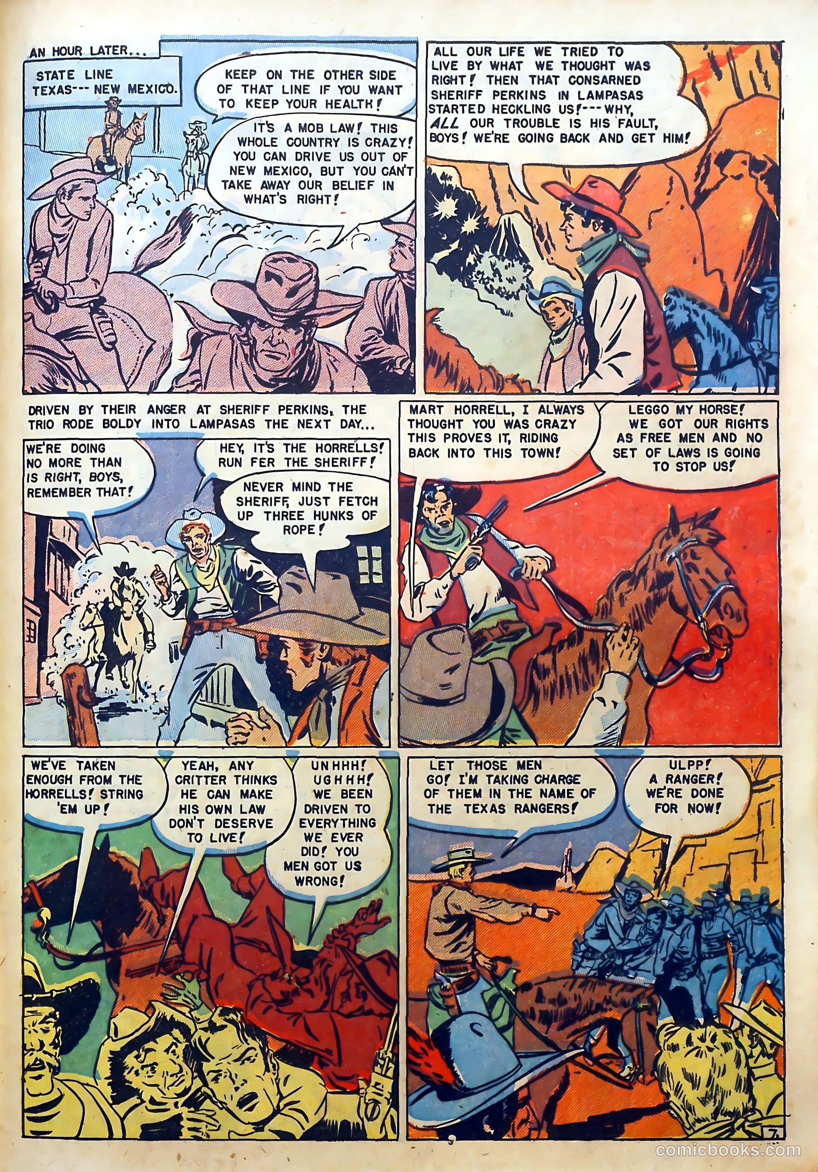 Western Fighters #3 (1950) — page 48 of 53