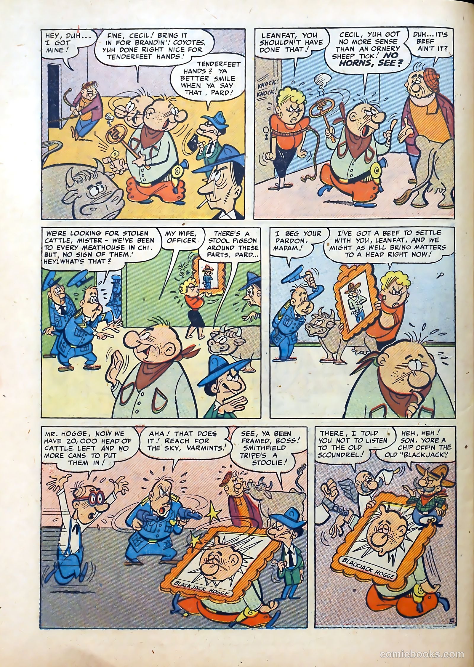 Western Fighters #5 (1948) — page 34 of 53