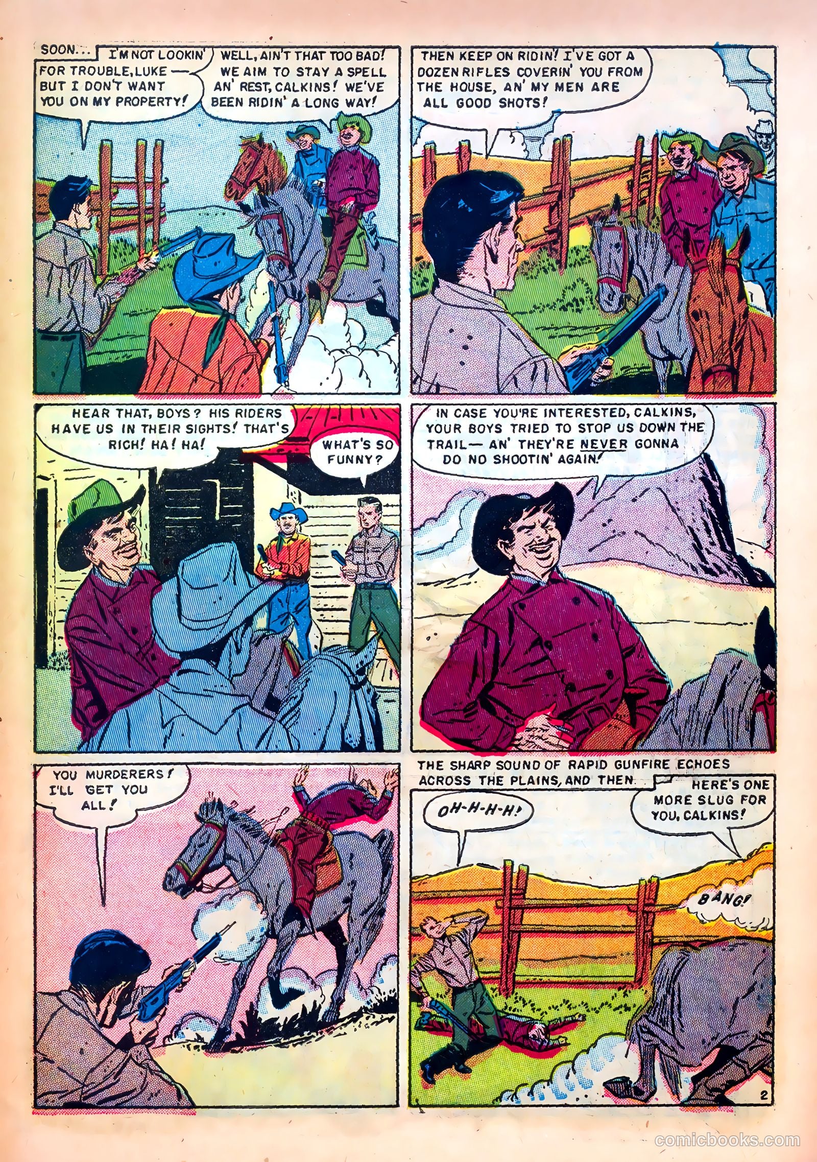 Western Fighters #5 (1952) — page 27 of 36