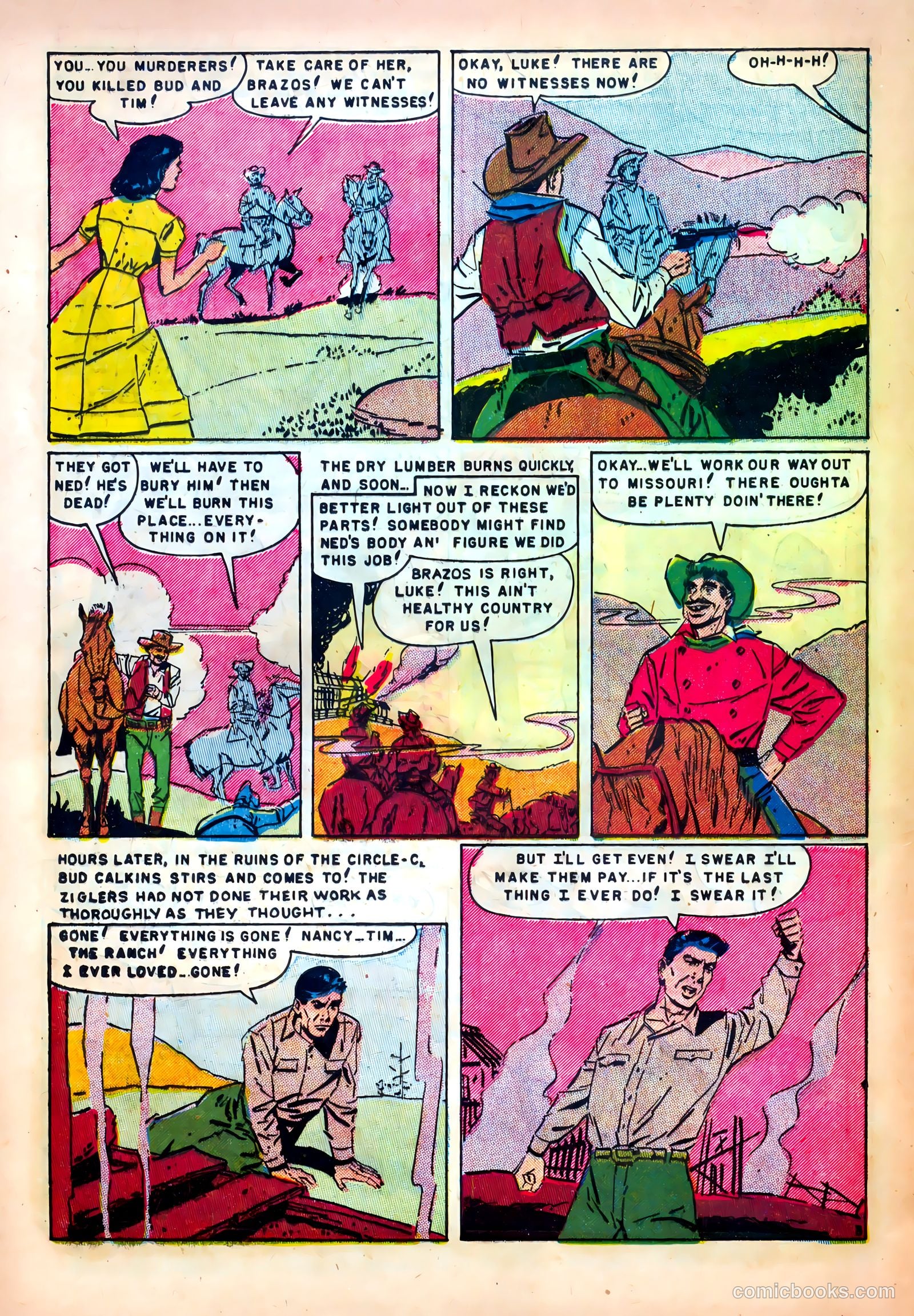 Western Fighters #5 (1952) — page 28 of 36