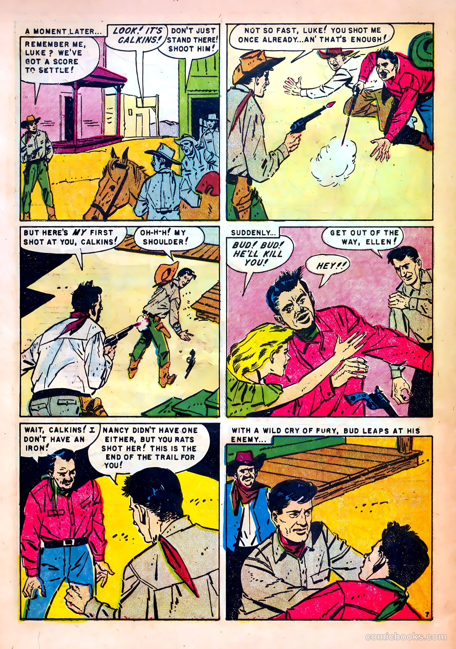 Western Fighters #5 (1952) — page 32 of 36