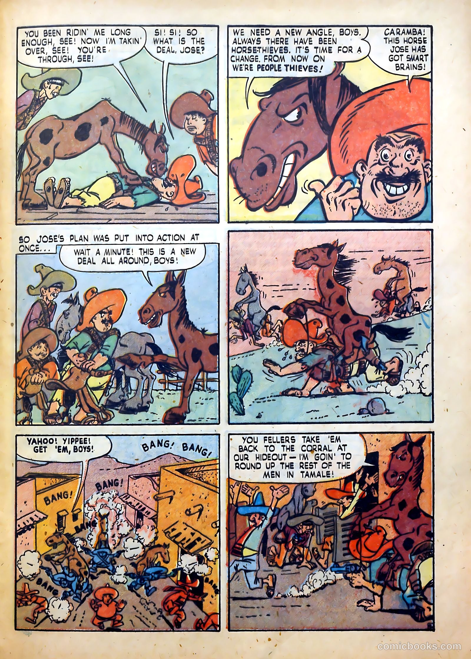 Western Fighters #6 (1953) — page 37 of 53