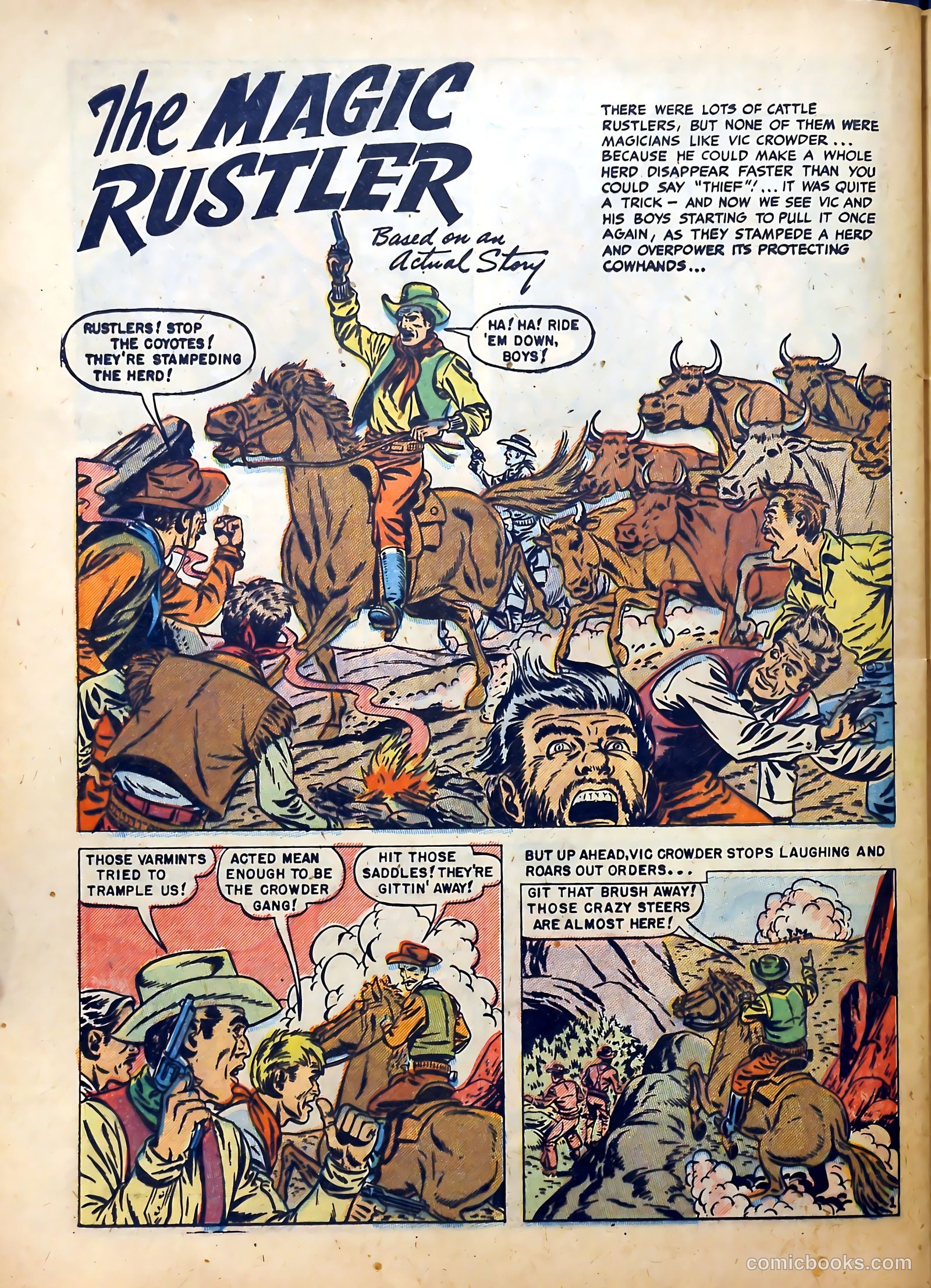 Western Fighters #6 (1953) — page 40 of 53