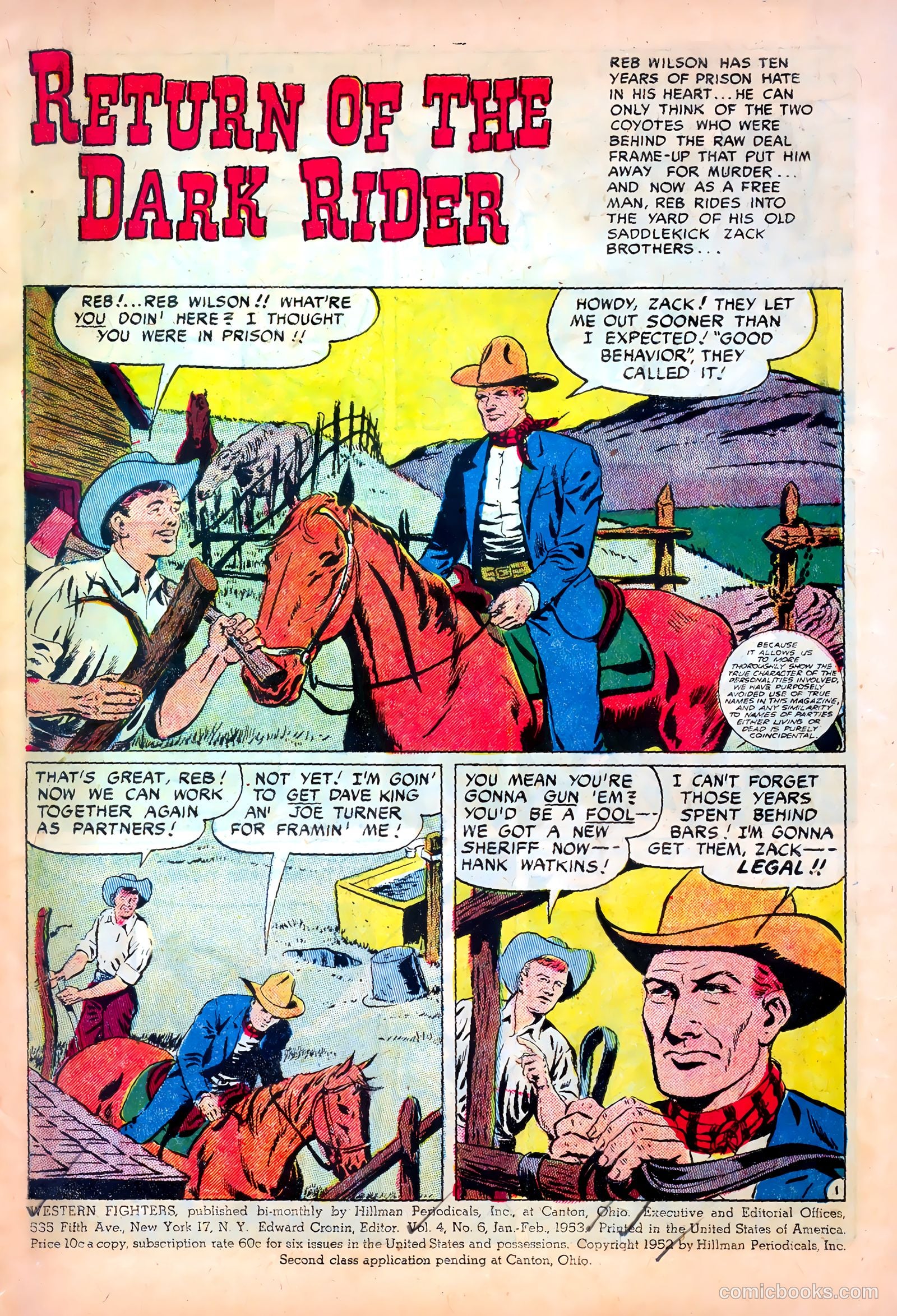 Western Fighters #6 (1950) — page 3 of 36