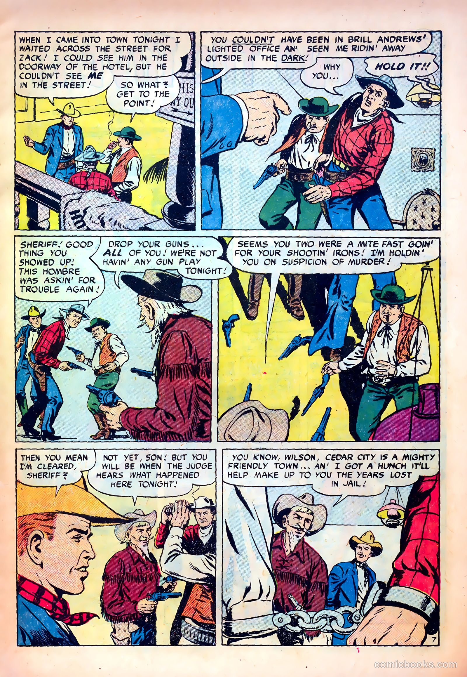 Western Fighters #6 (1950) — page 9 of 36