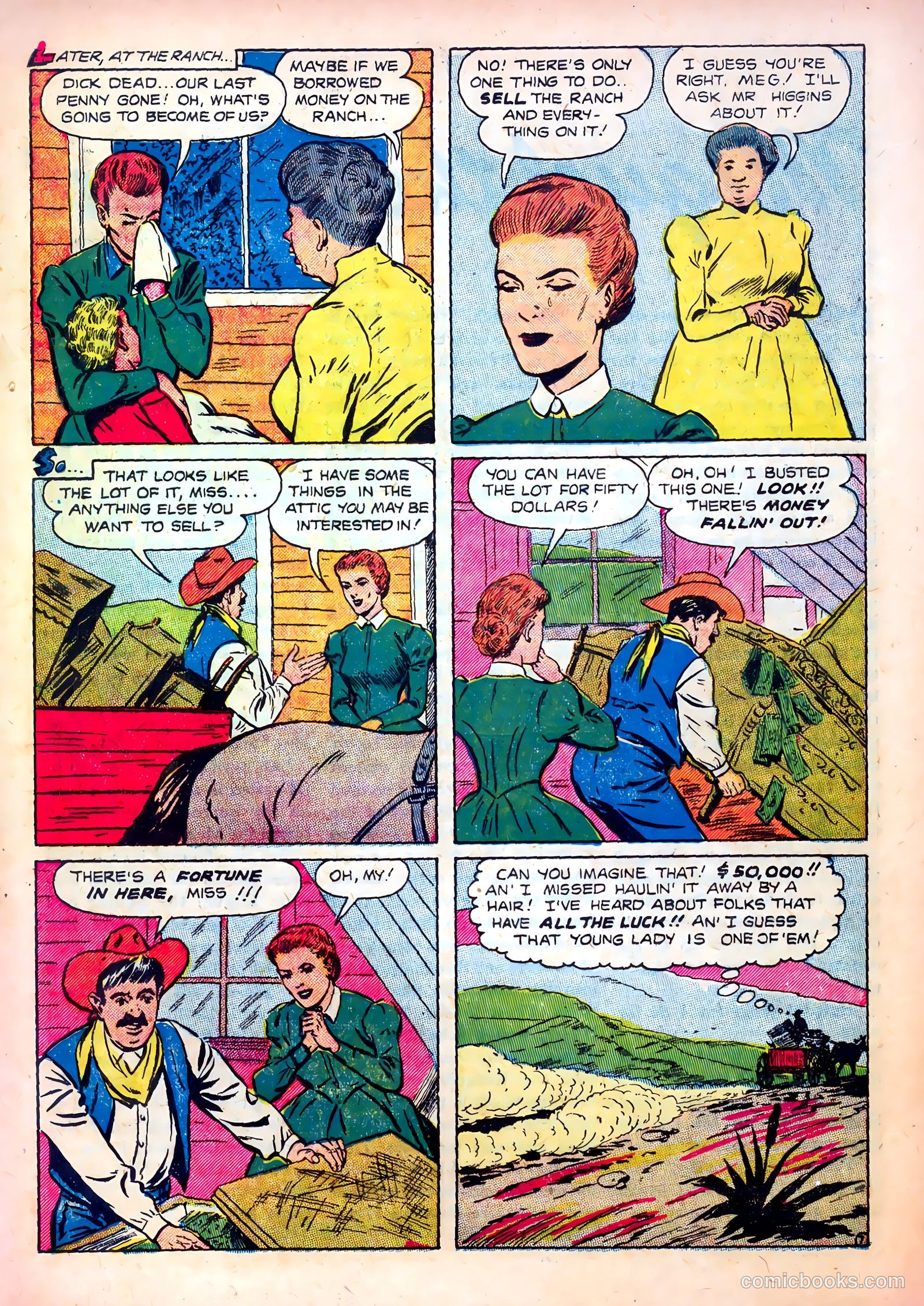 Western Fighters #6 (1950) — page 17 of 36