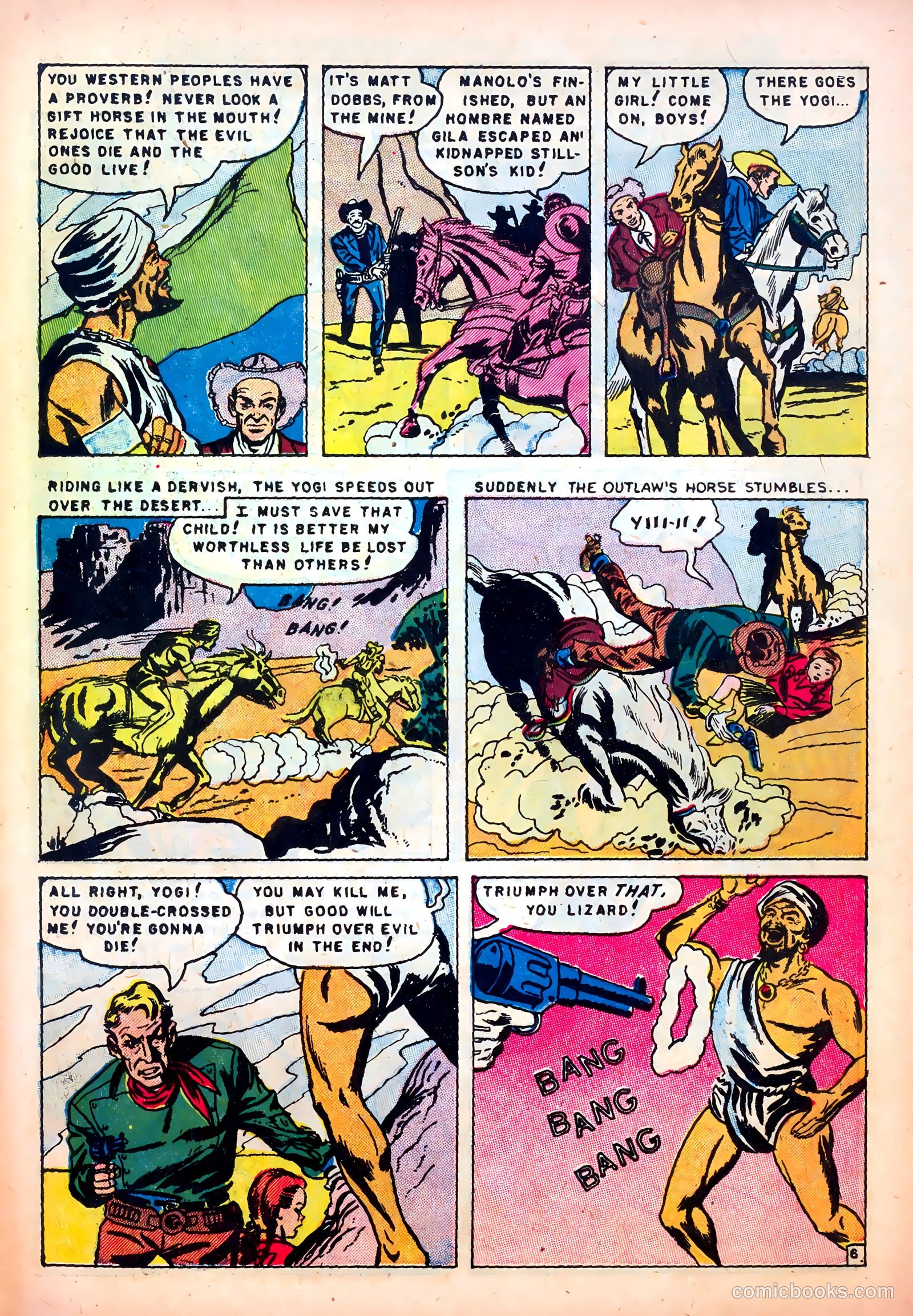 Western Fighters #6 (1950) — page 25 of 36