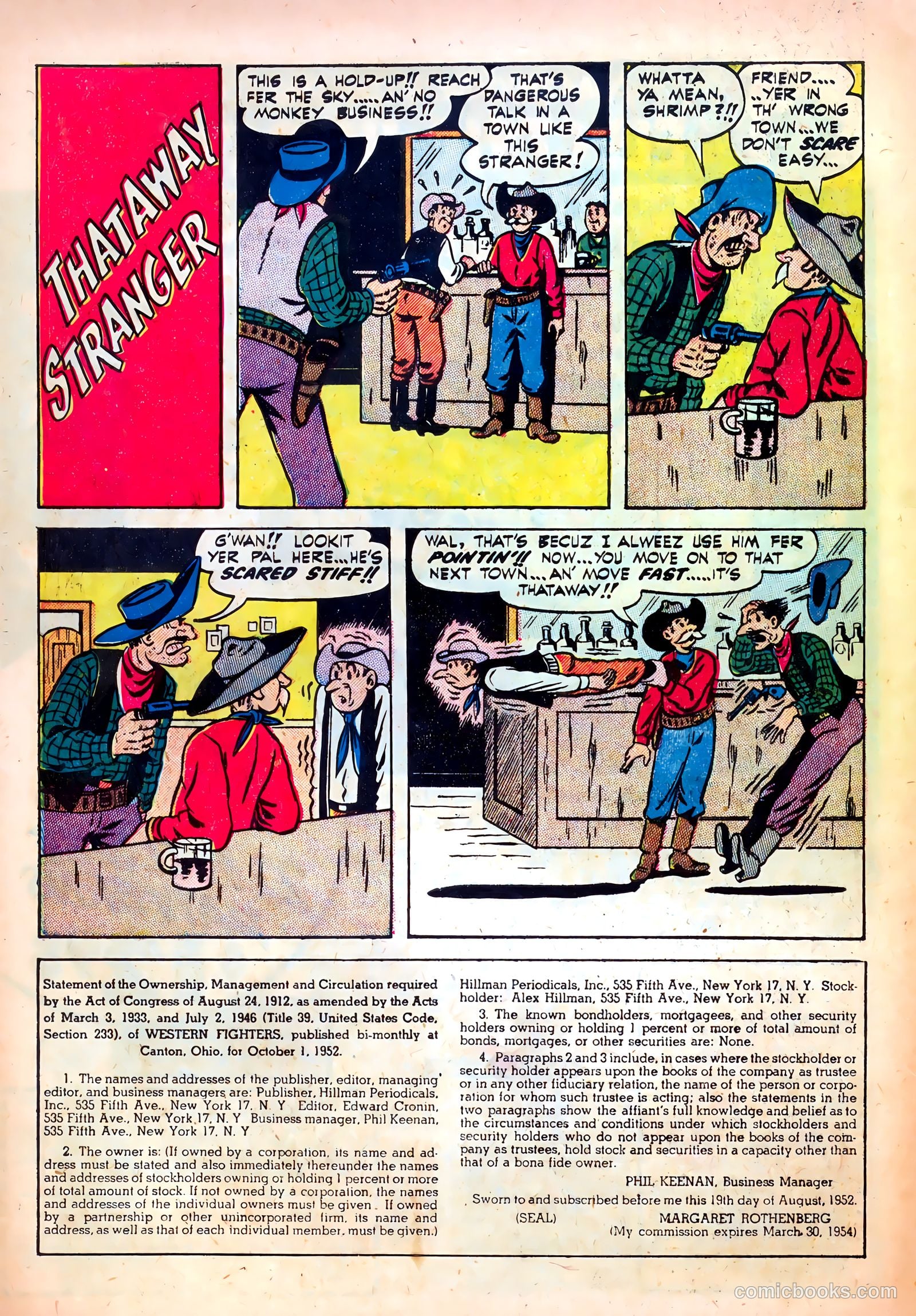 Western Fighters #6 (1950) — page 28 of 36