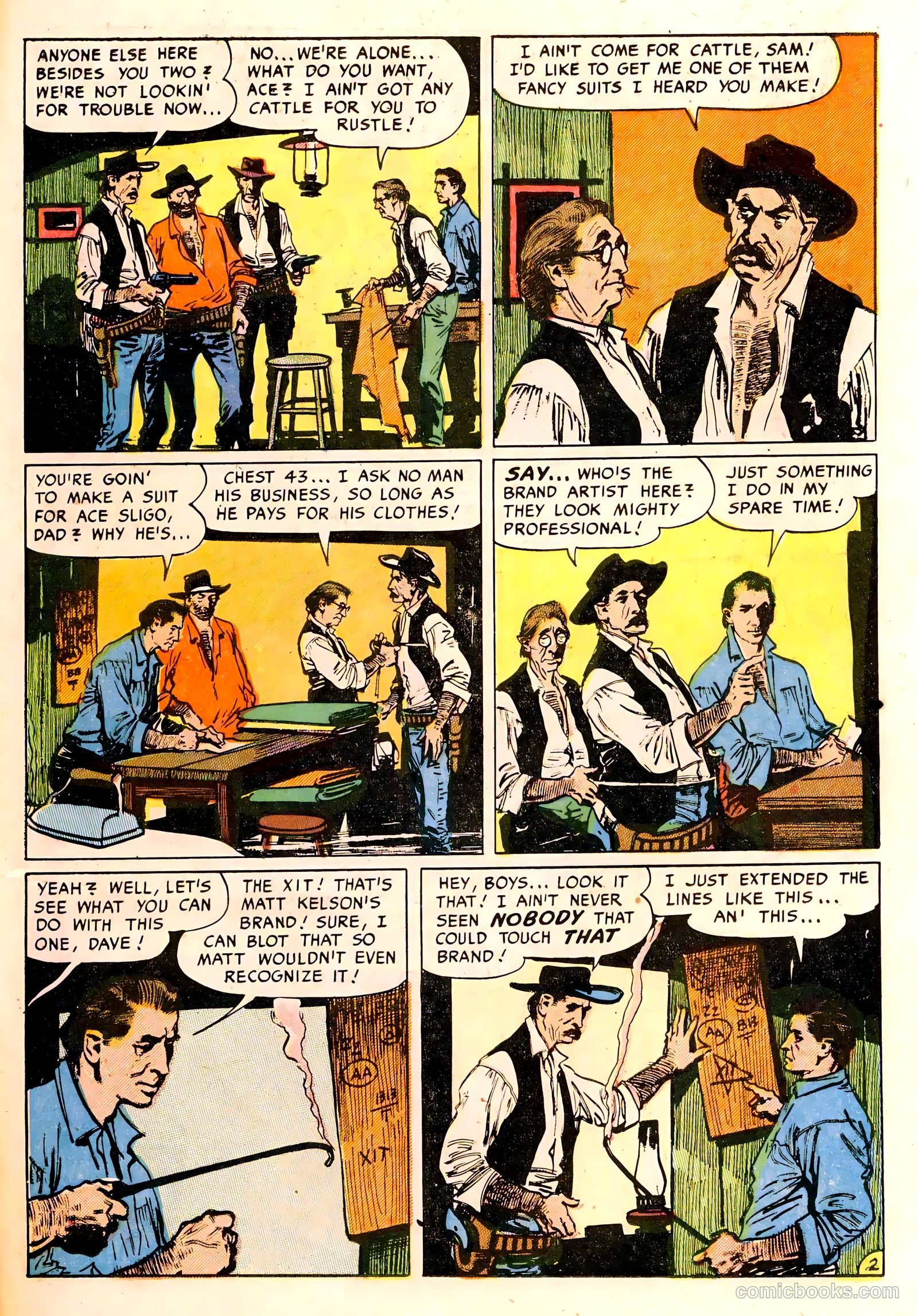 Western Fighters #7 (1949) — page 43