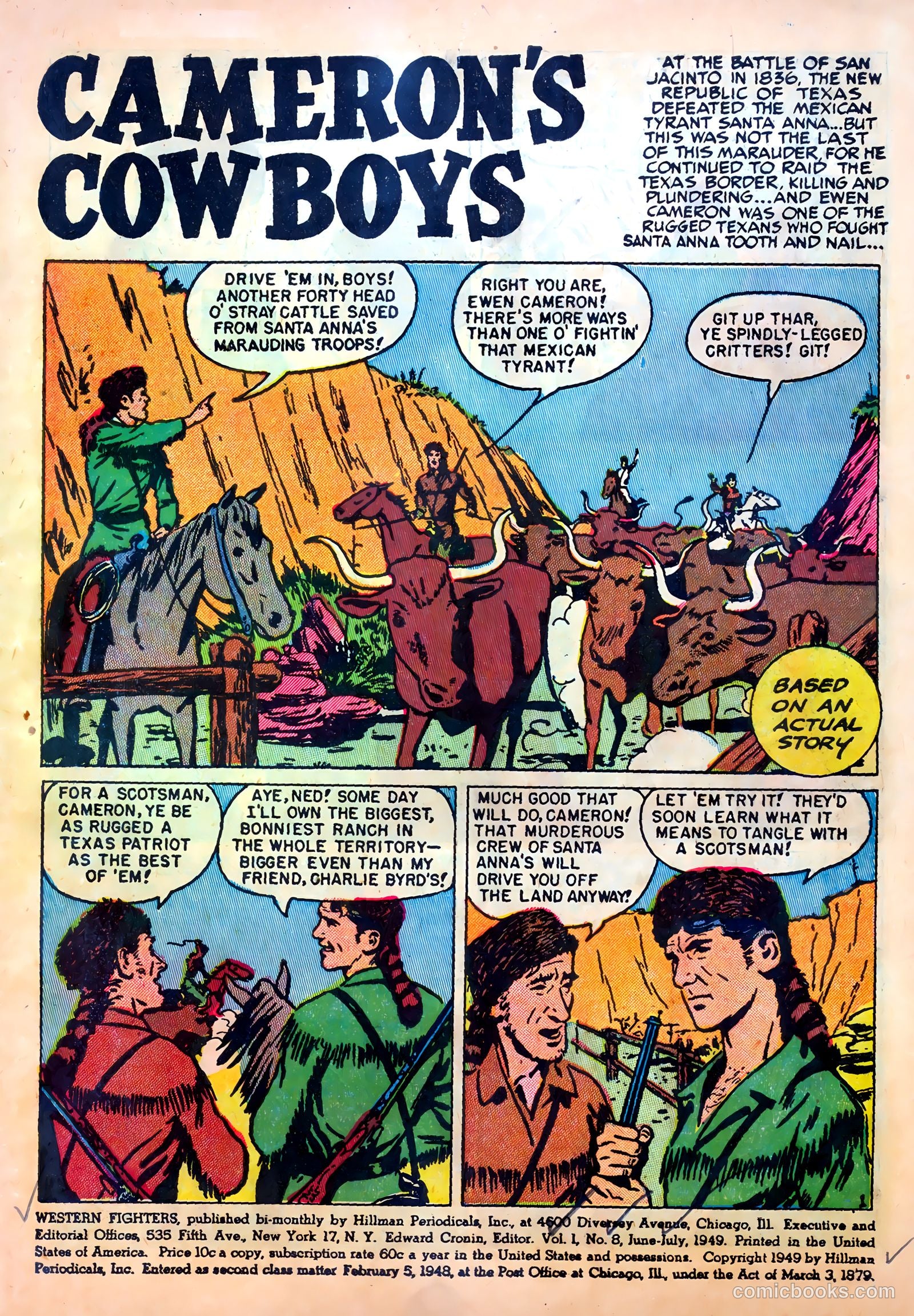 Western Fighters #8 (1949) — page 3 of 52