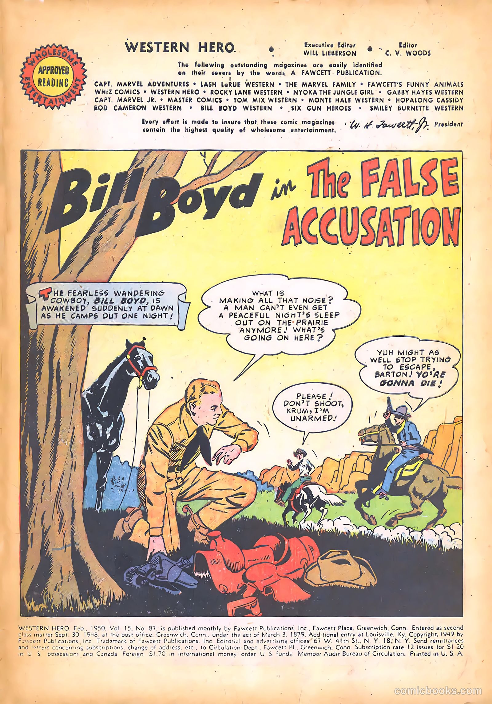 Western Hero #87 (1950) — page 3 of 36