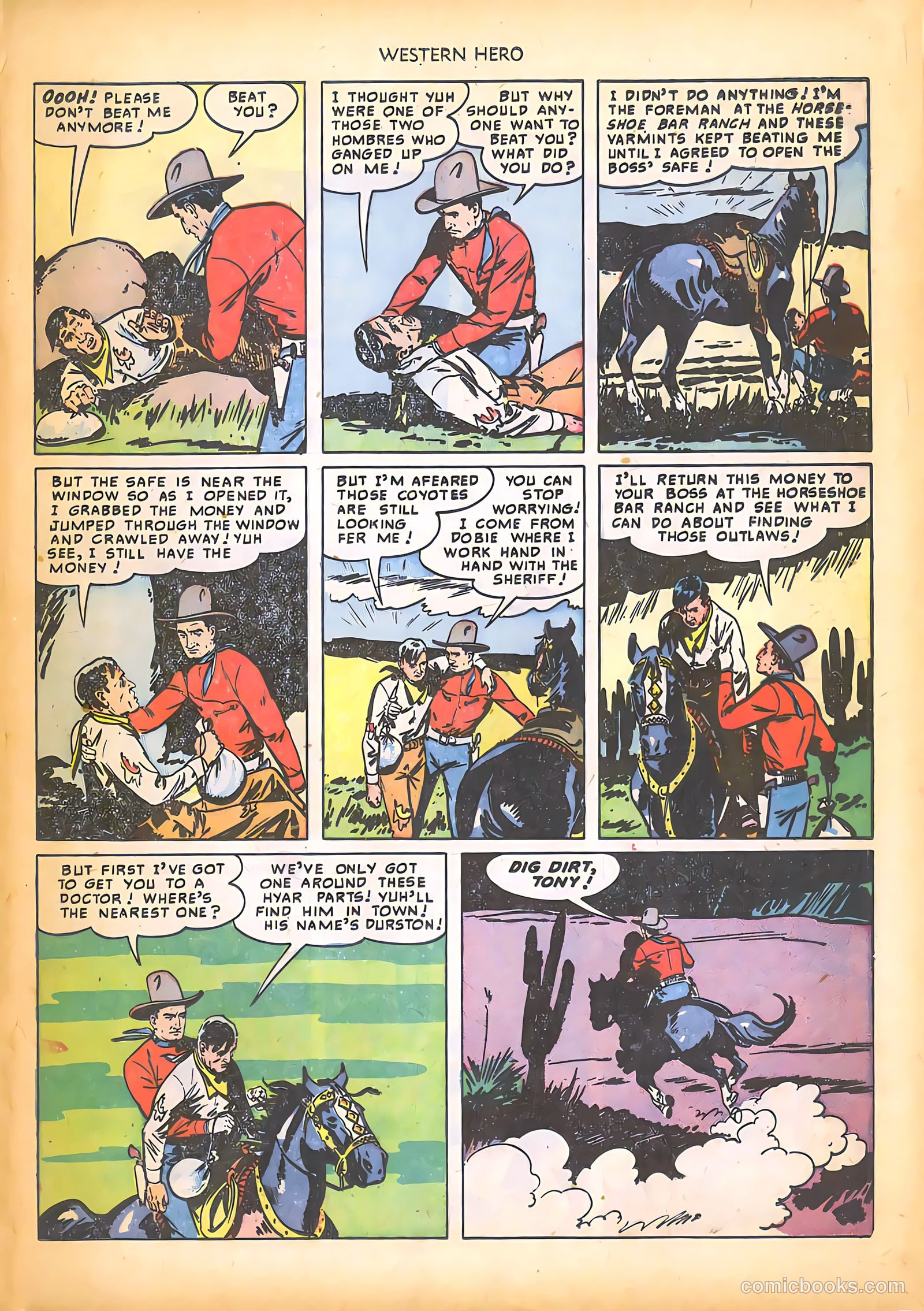 Western Hero #87 (1950) — page 25 of 36