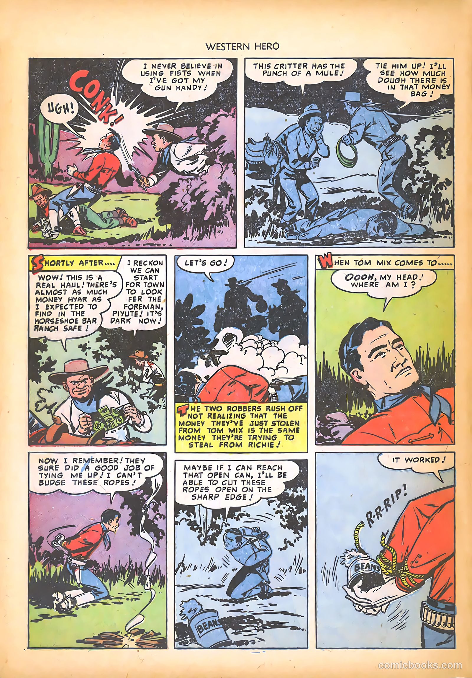 Western Hero #87 (1950) — page 28 of 36