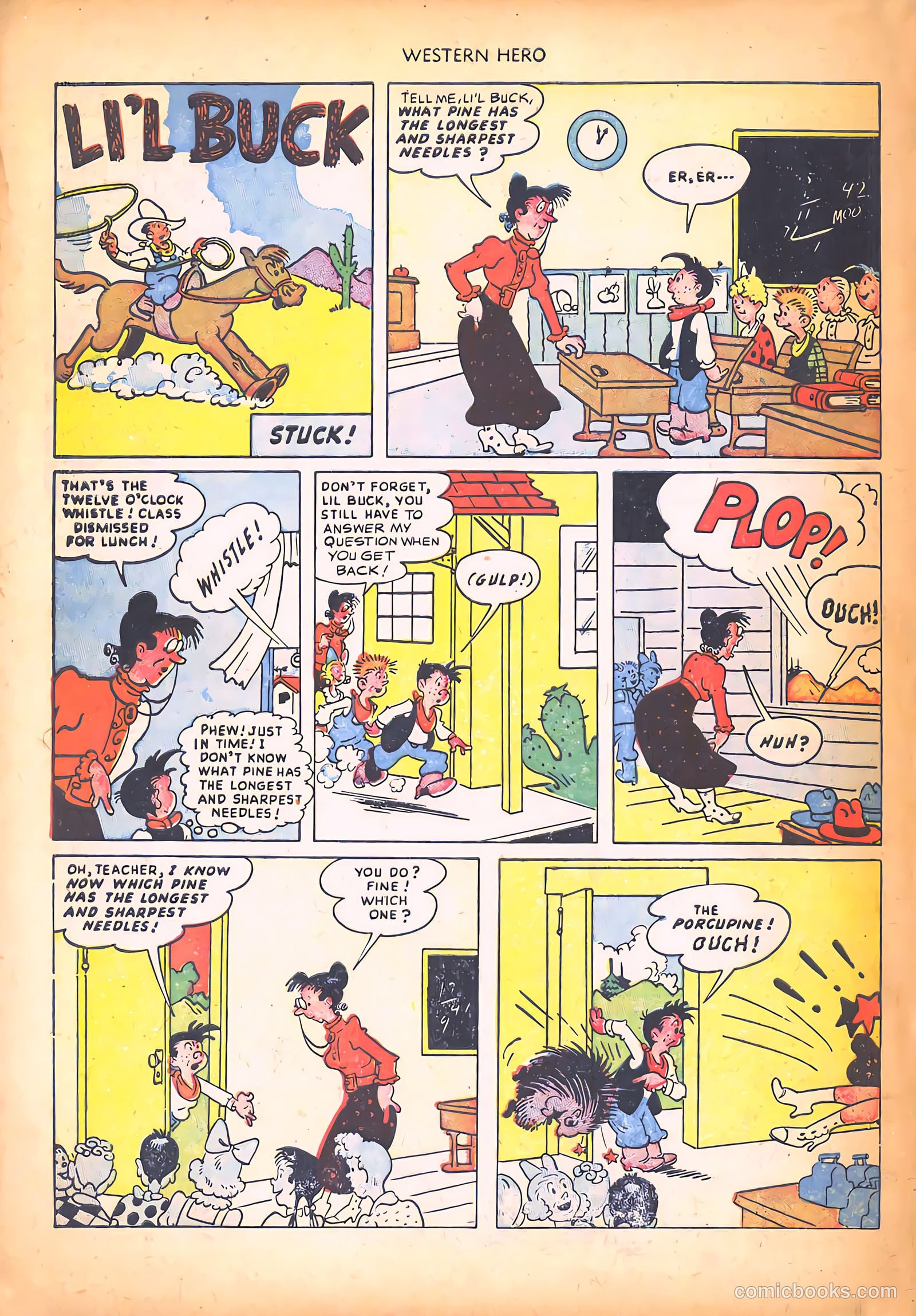 Western Hero #87 (1950) — page 34 of 36