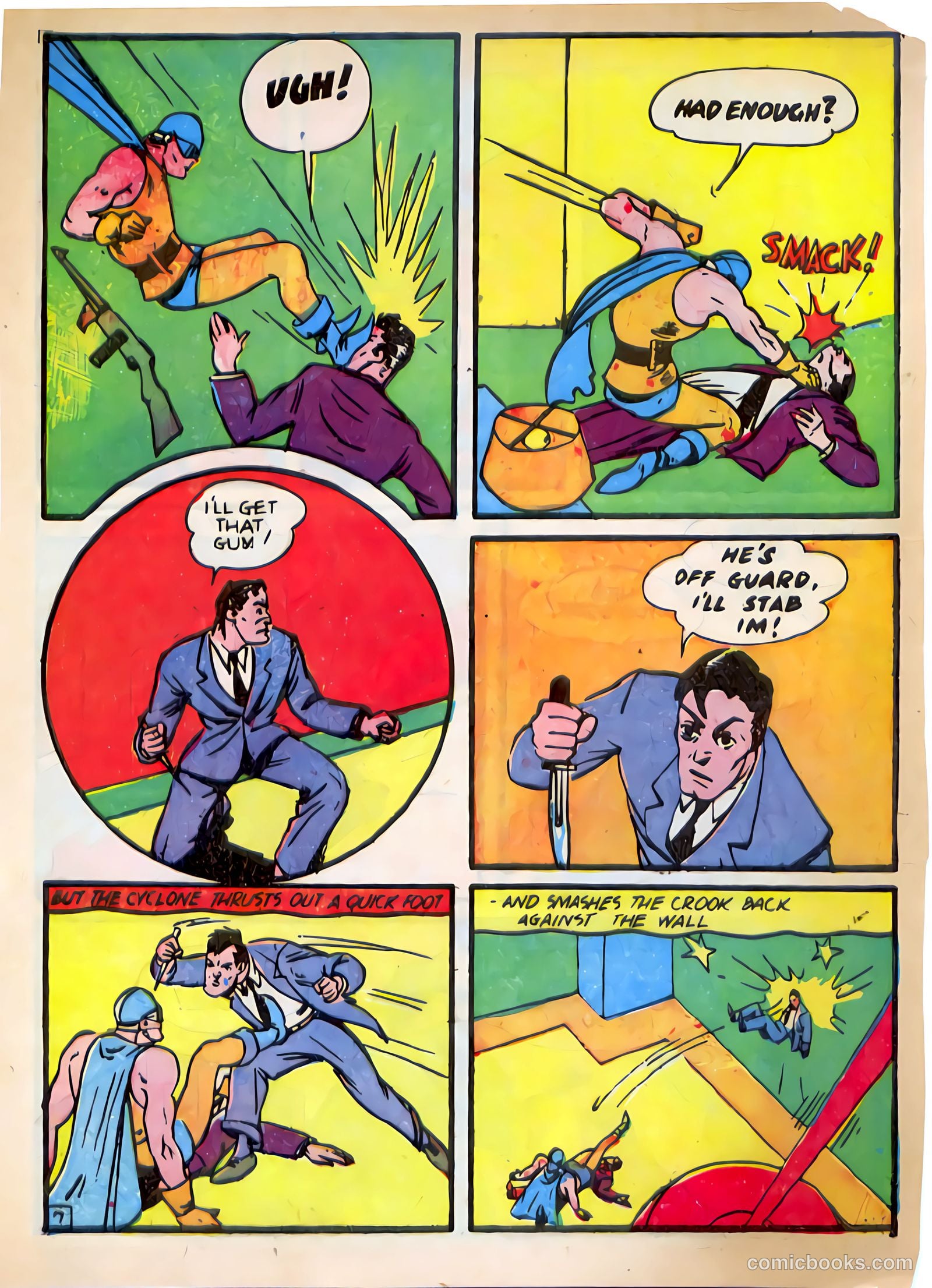 Whirlwind Comics #1 (1940) — page 6 of 58